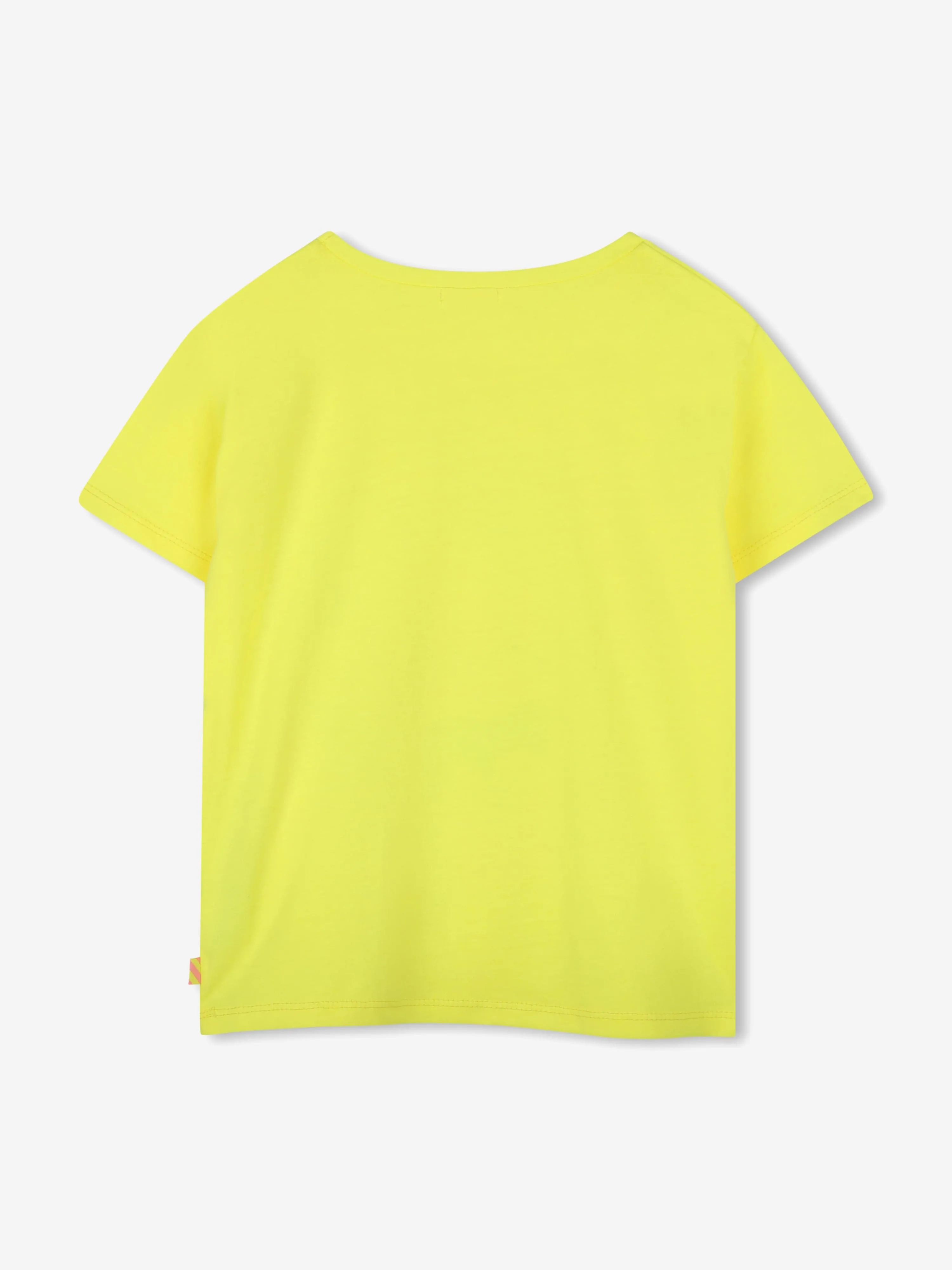 Girls Sequin Illustrated T-Shirt in Yellow