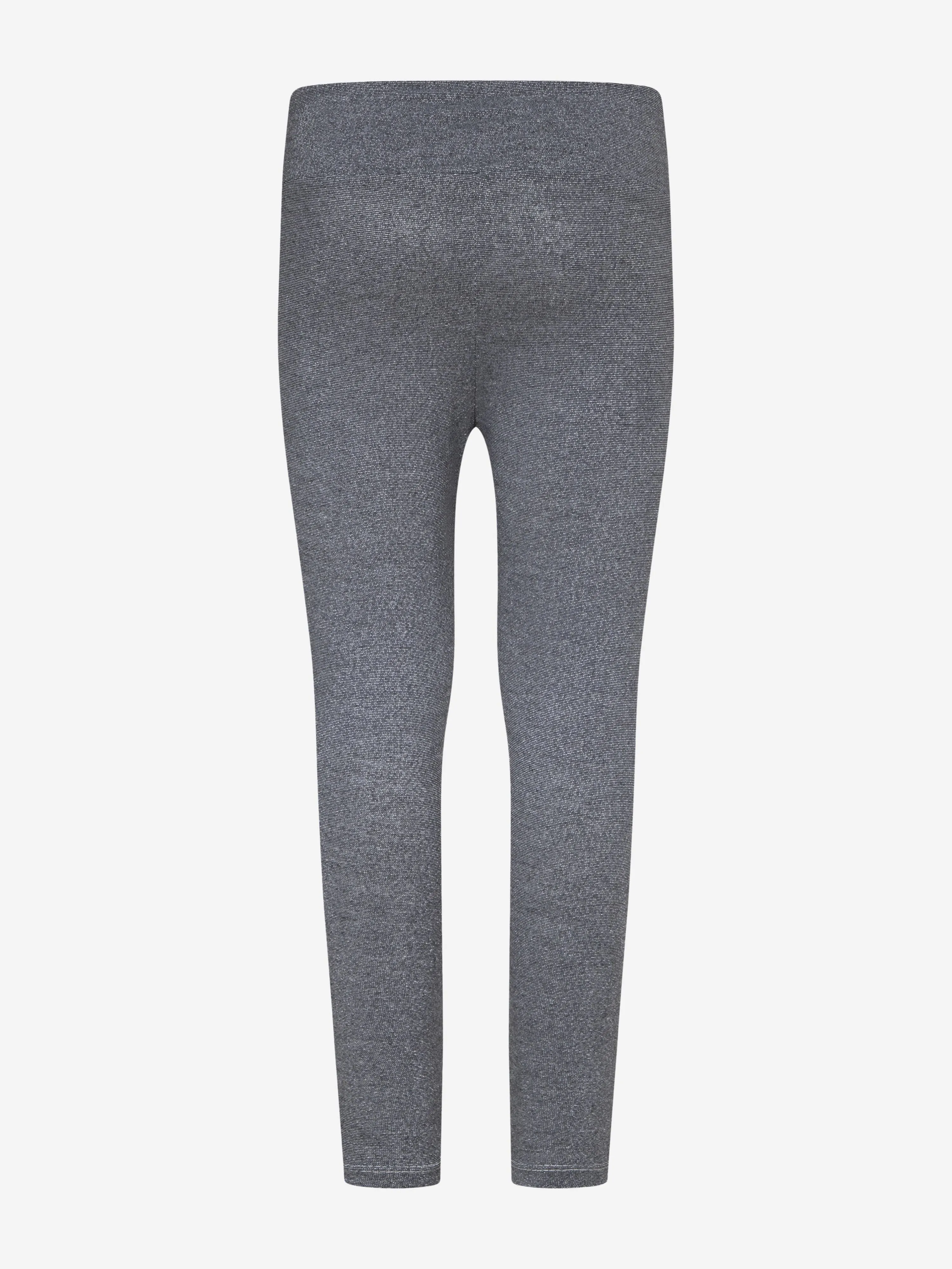 Girls Shine Leggings in Black