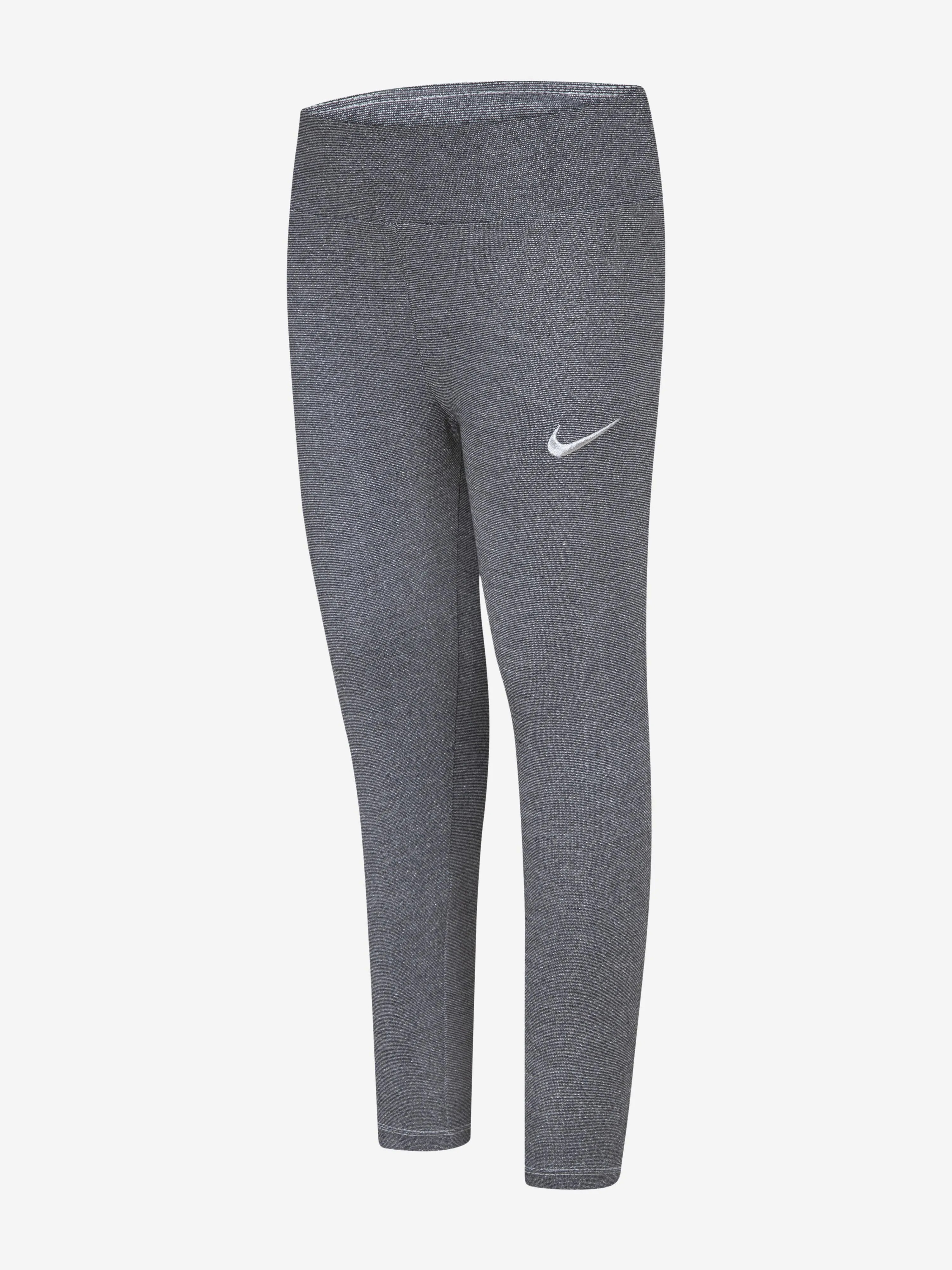 Girls Shine Leggings in Black