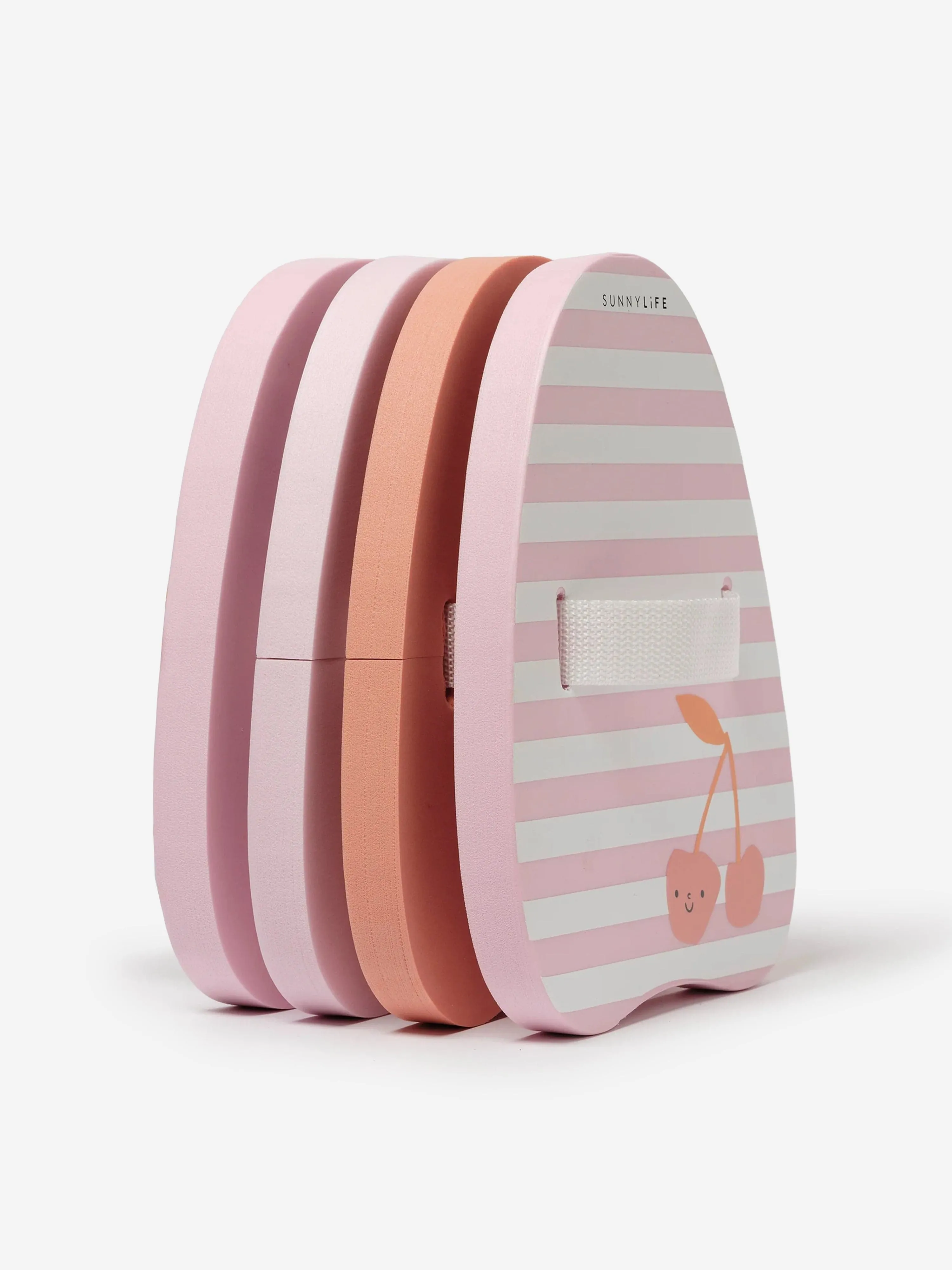 Girls Striped Bubble Back Float Cherry in Pink (23cm)