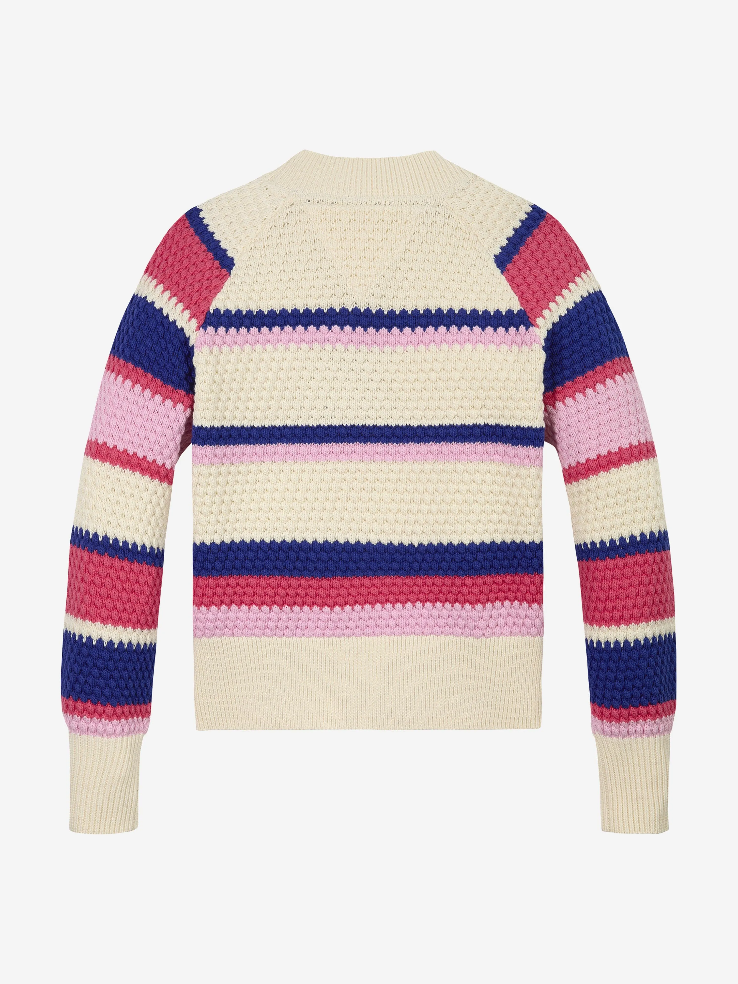 Girls Striped Jumper in Multicolour
