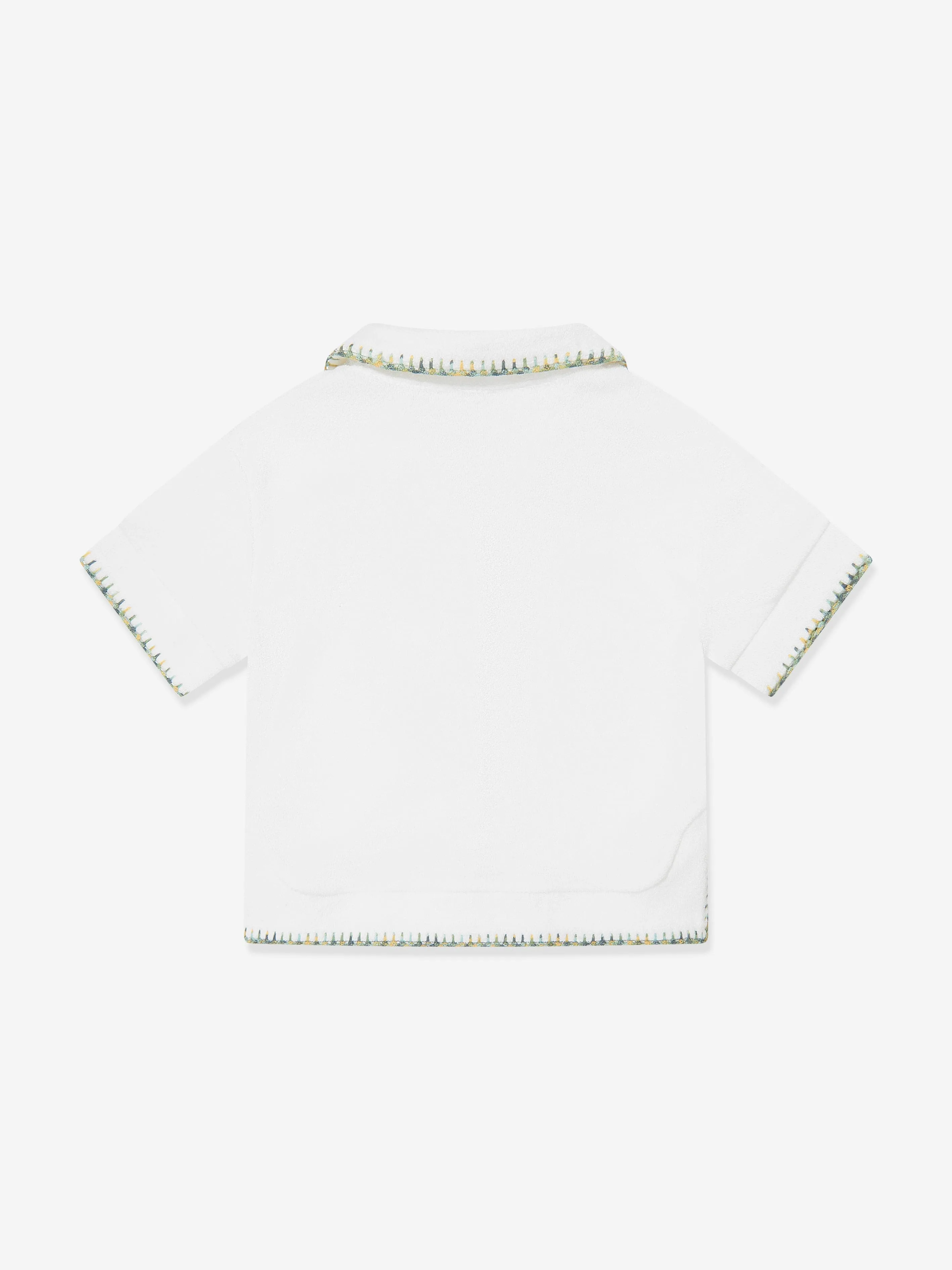Girls Tallow Terry Top in Ivory