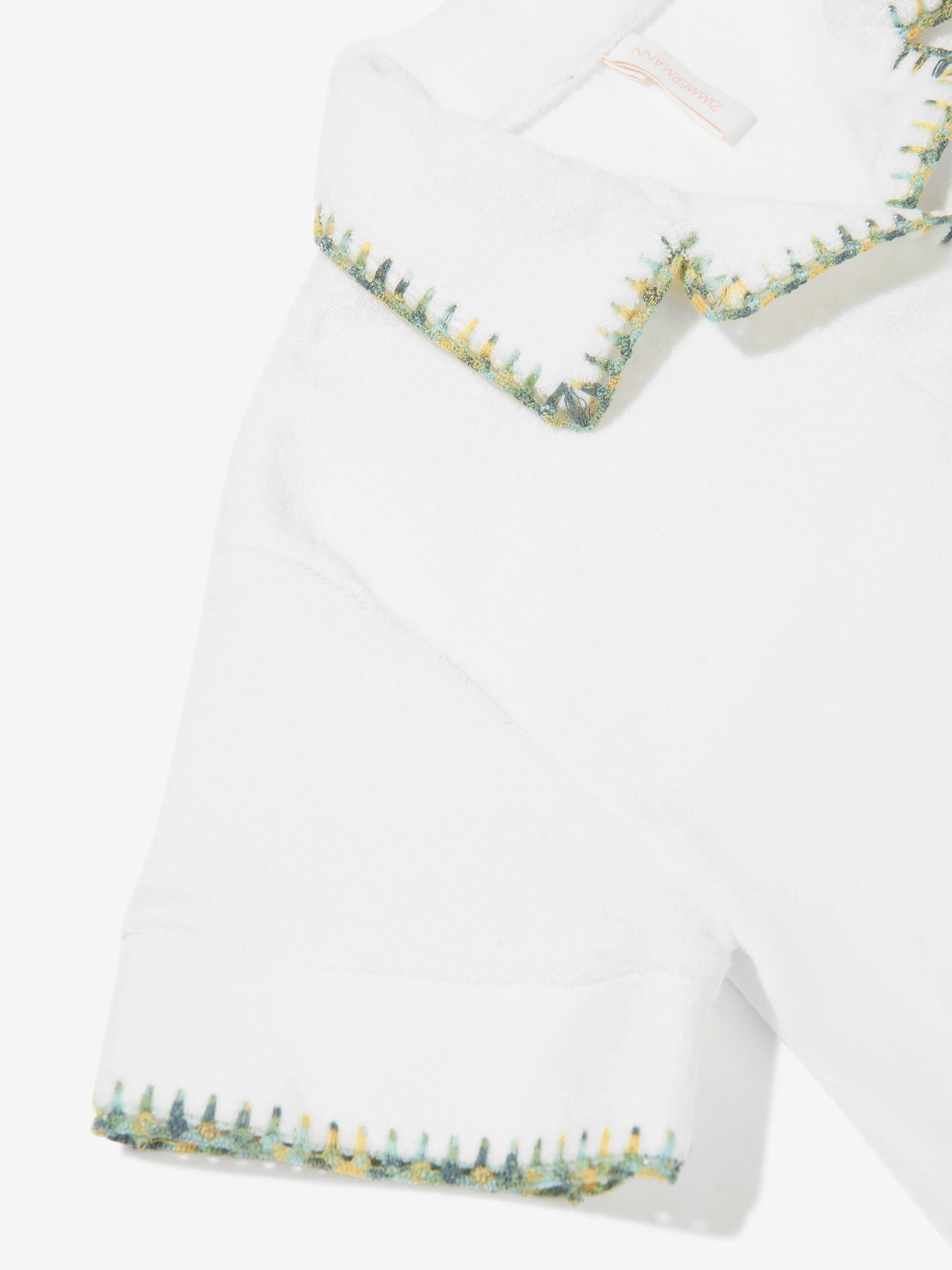 Girls Tallow Terry Top in Ivory
