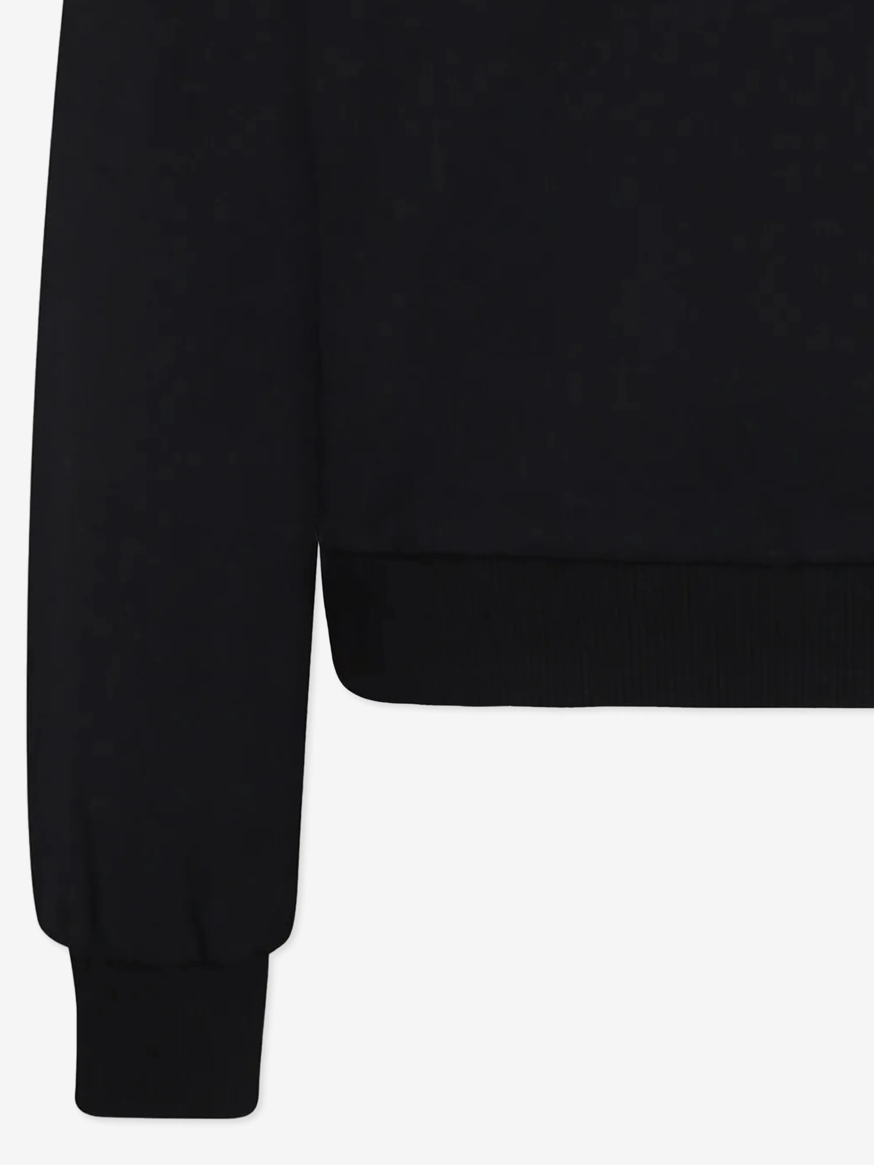 Girls Teddy Bear Sweatshirt in Black