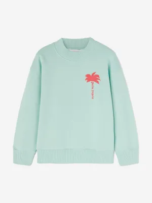 Girls The Palm Sweatshirt in Green