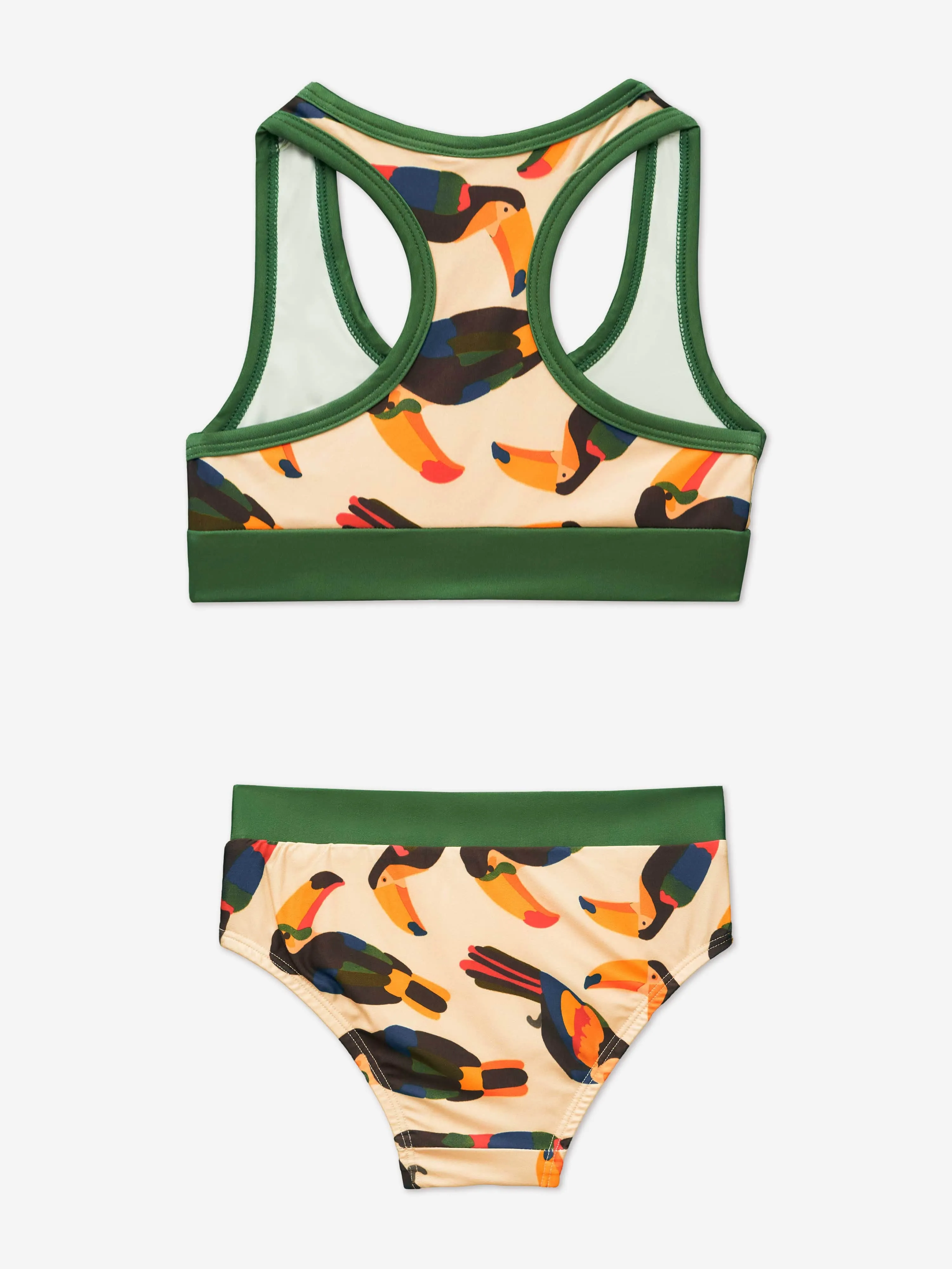 Girls Toucan Bikini in Beige