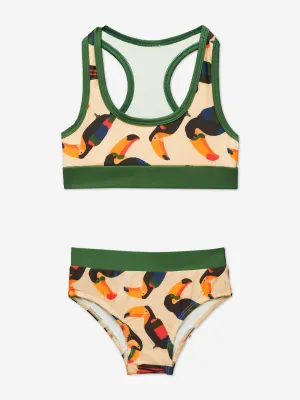 Girls Toucan Bikini in Beige
