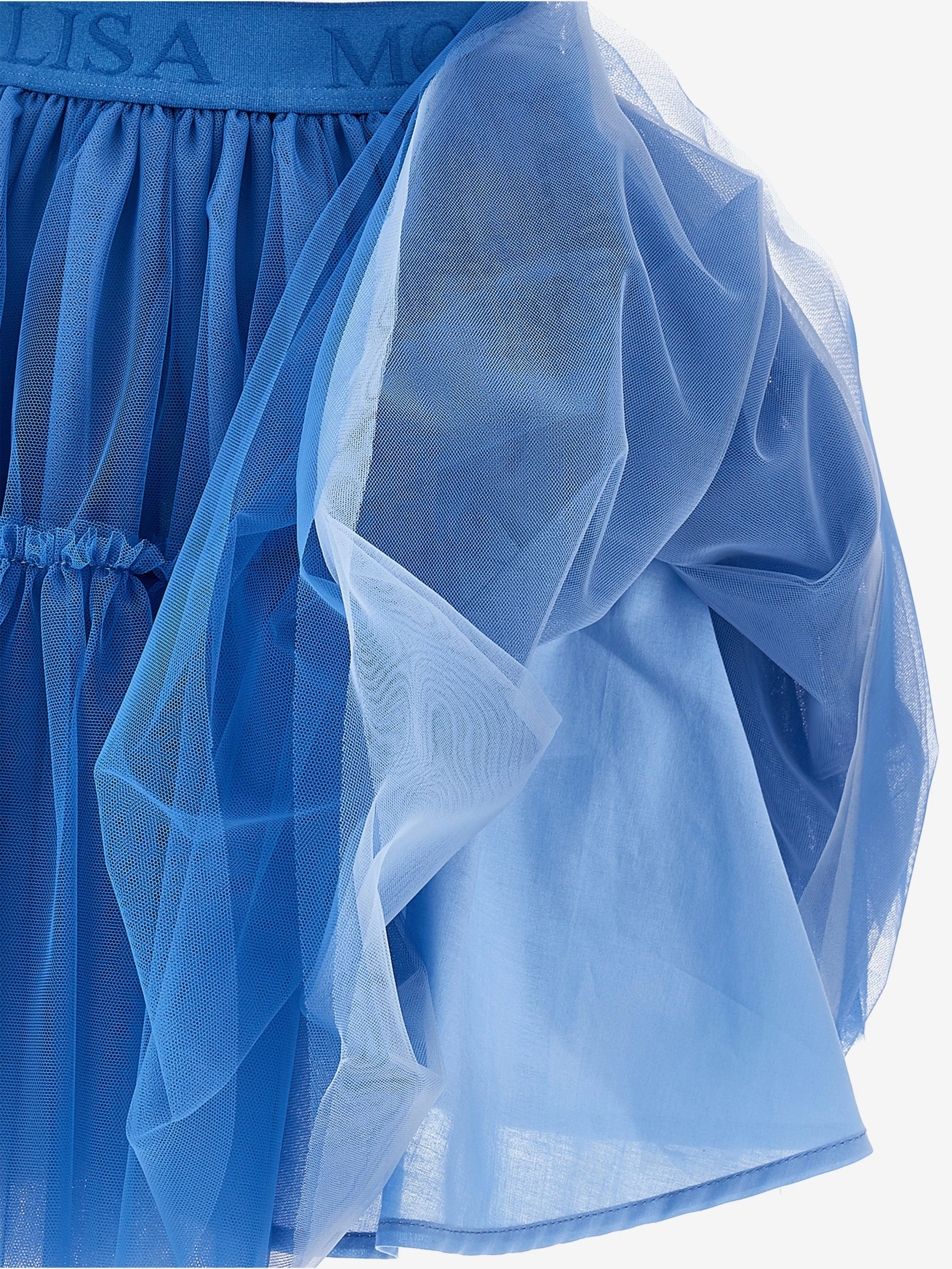 Girls Tulle Tutu Skirt in Blue