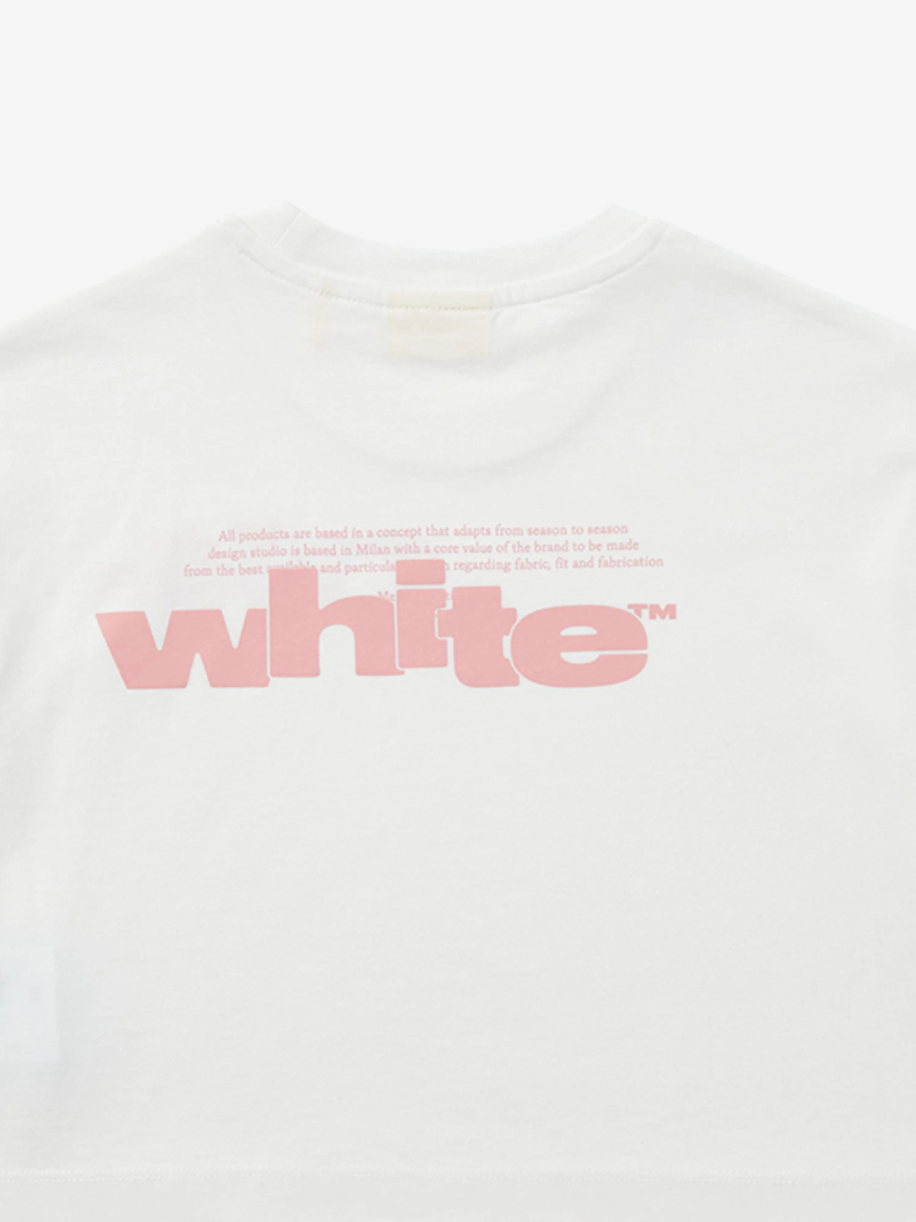 Girls Type Graphic Boxy T-Shirt in White
