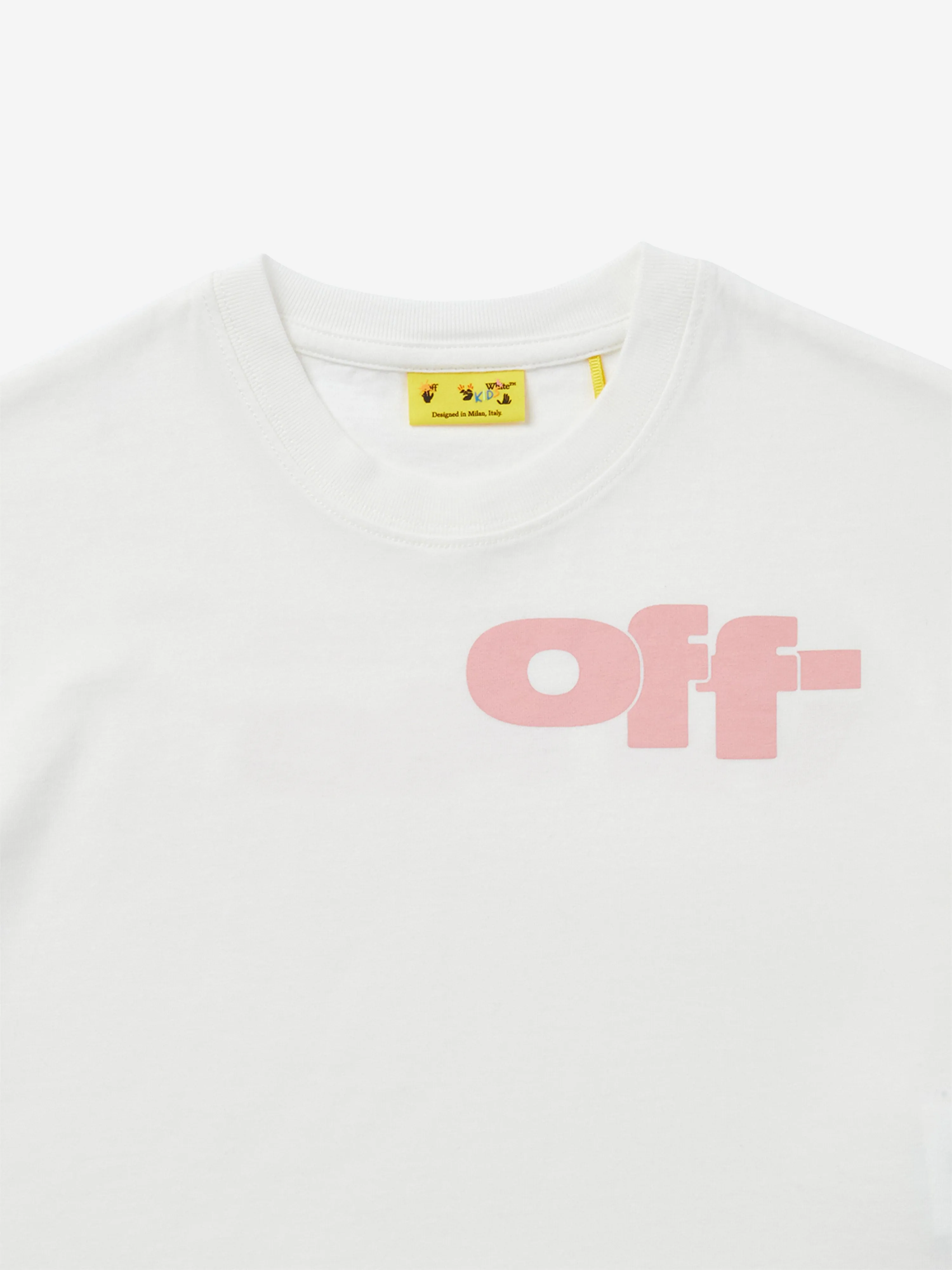 Girls Type Graphic Boxy T-Shirt in White
