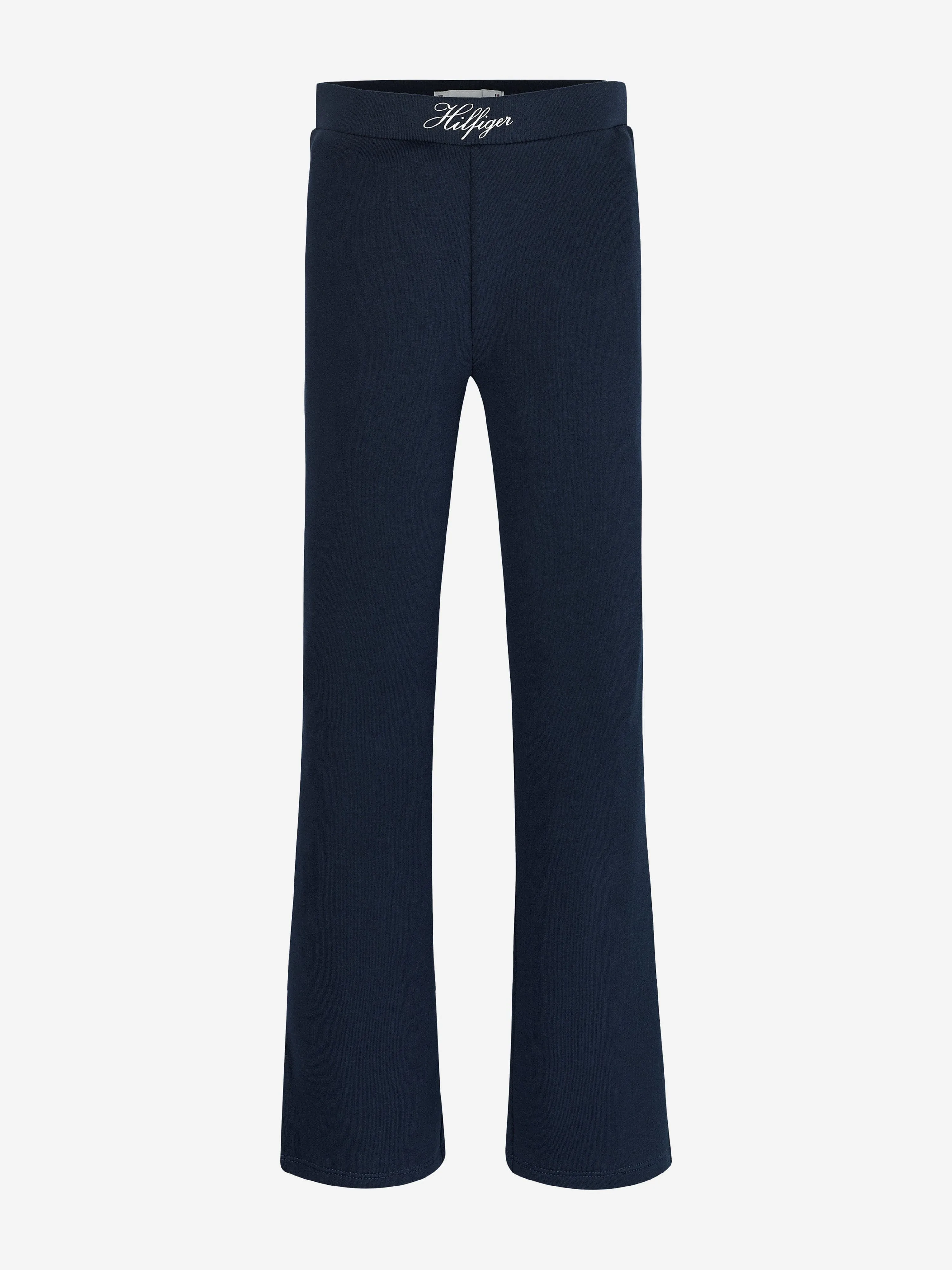 Girls Varsity Flare Leggings in Navy