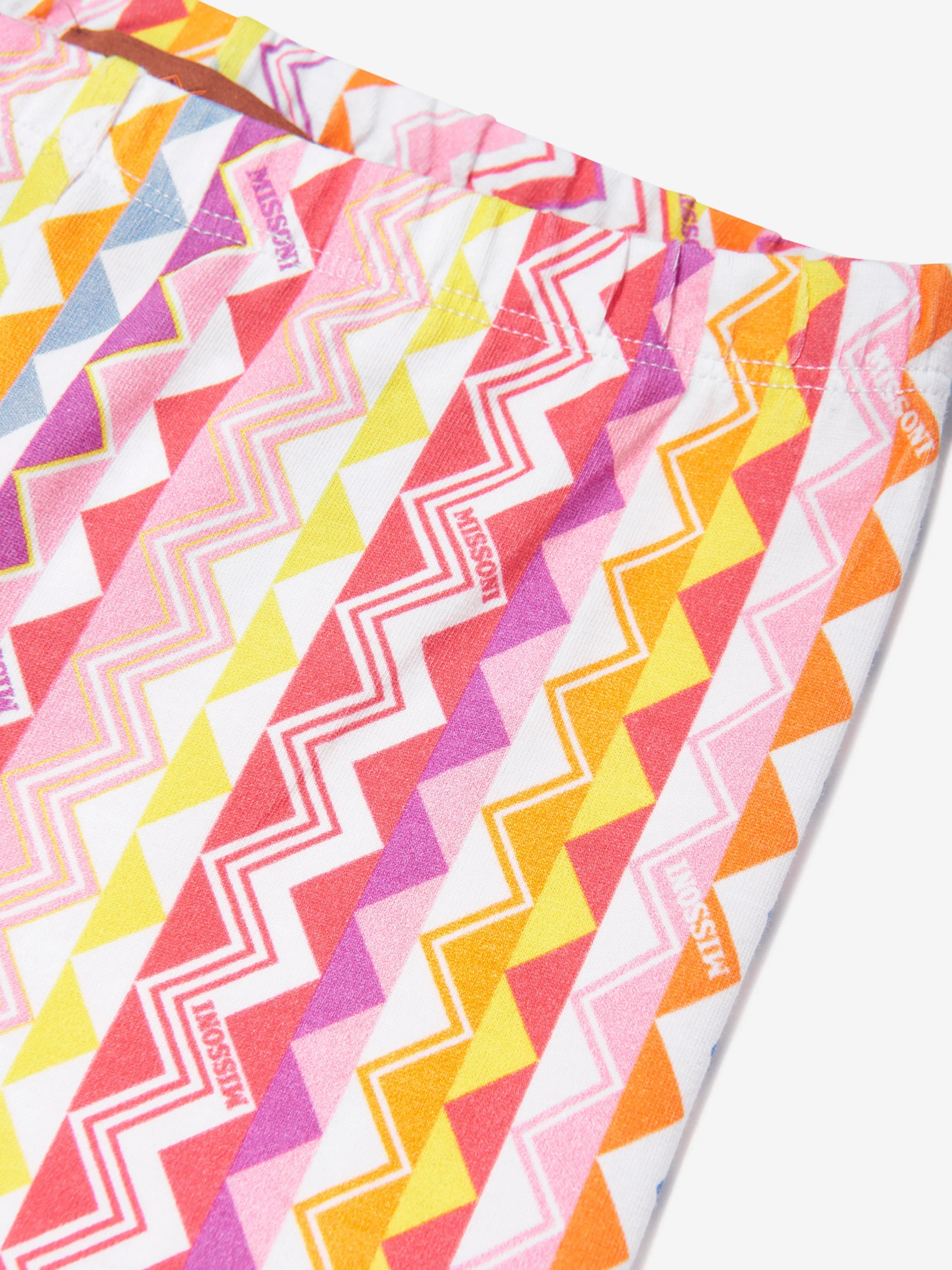 Girls Zigzag Leggings in Multicolour