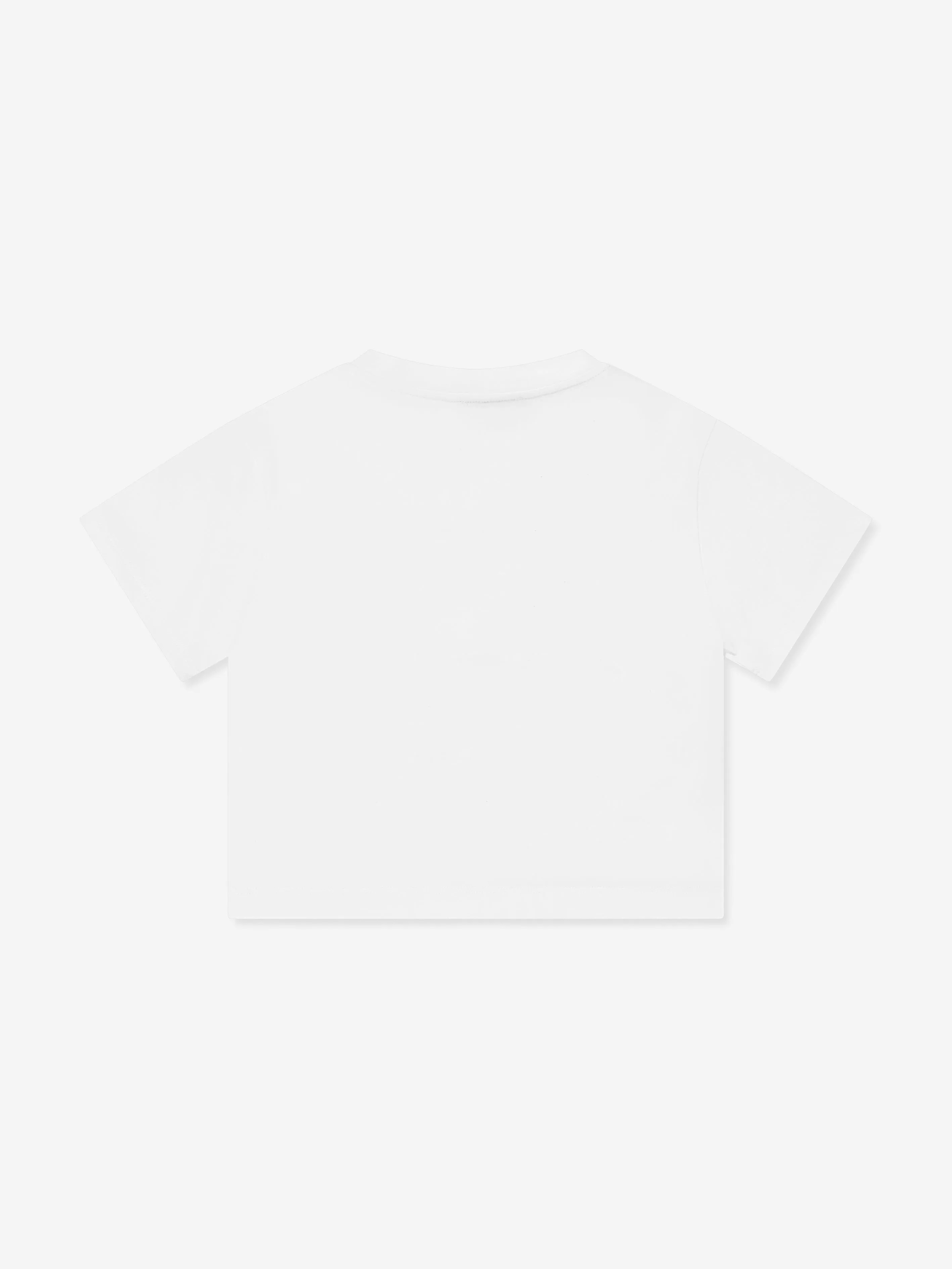 Girls Zigzag Logo T-Shirt in White