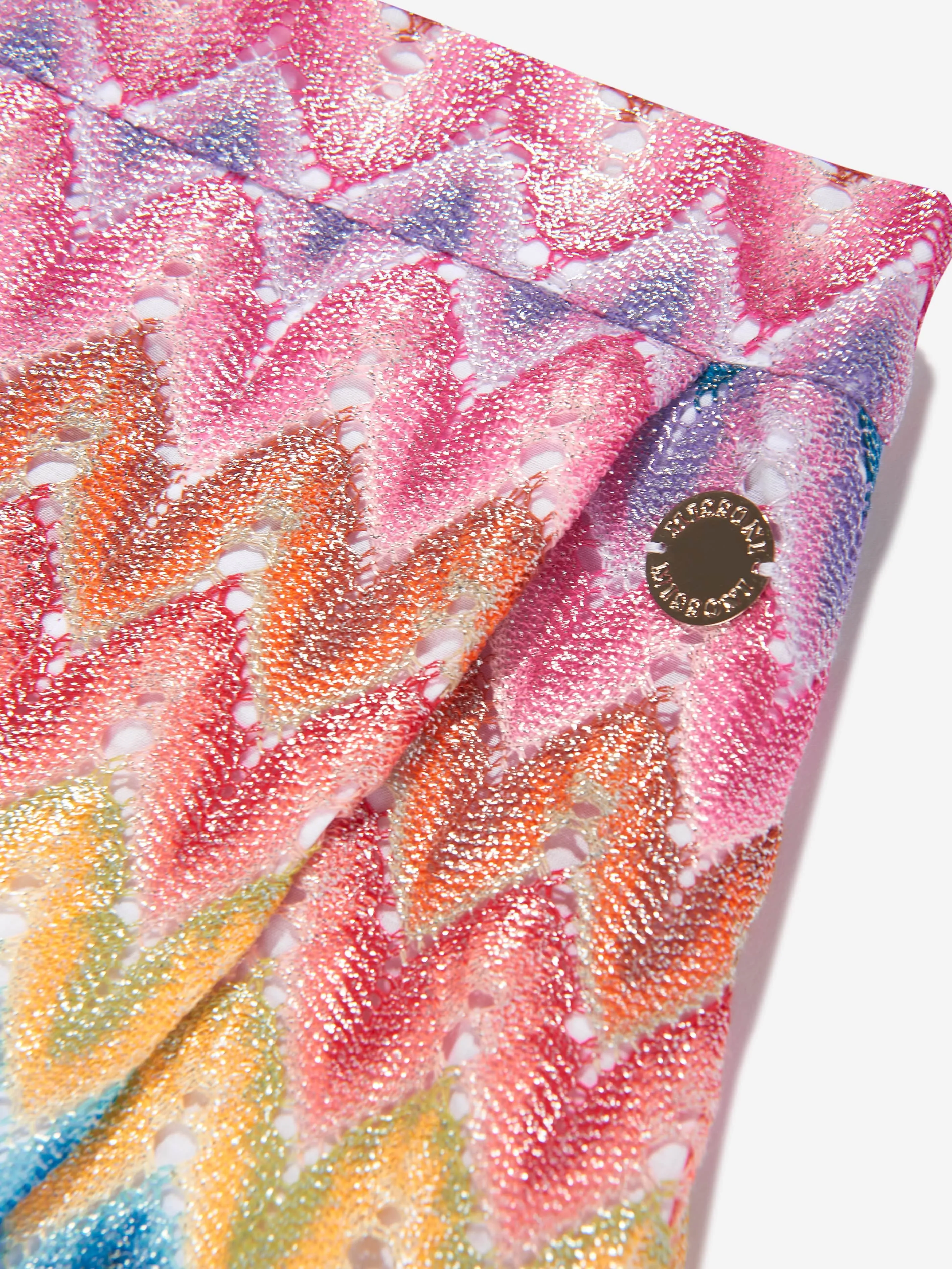 Girls Zigzag Skirt in Multicolour
