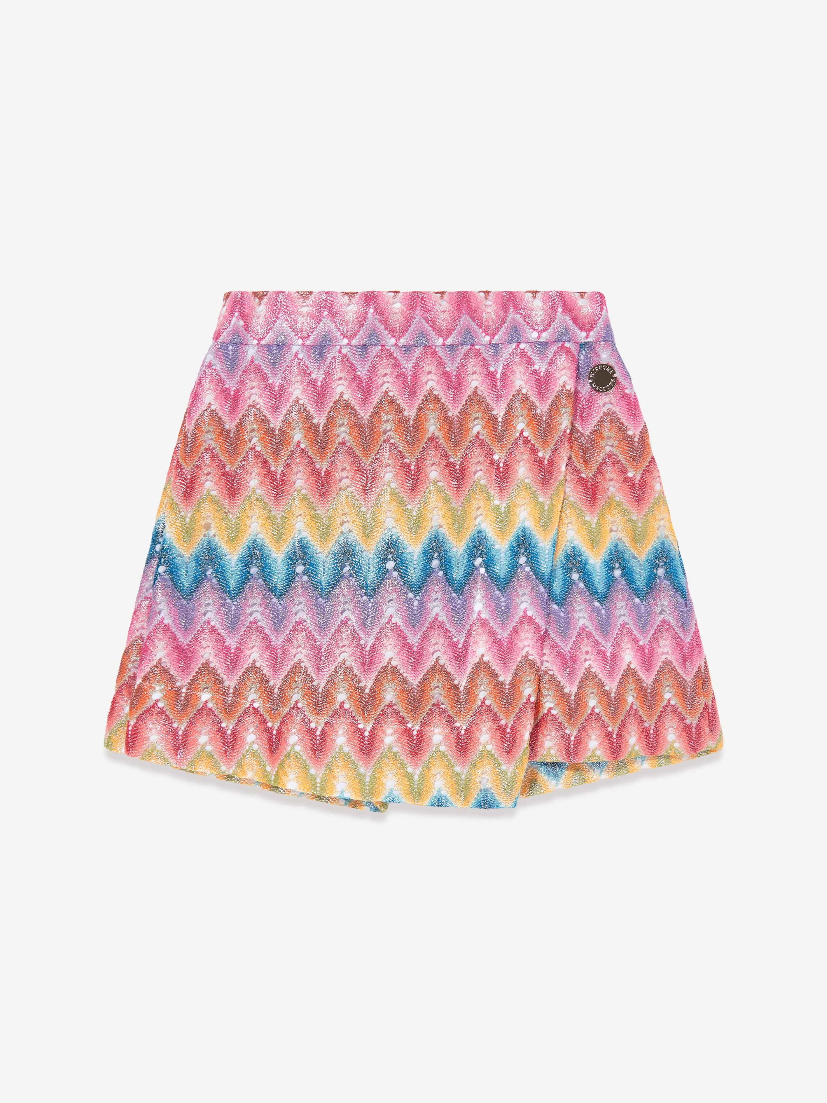 Girls Zigzag Skirt in Multicolour