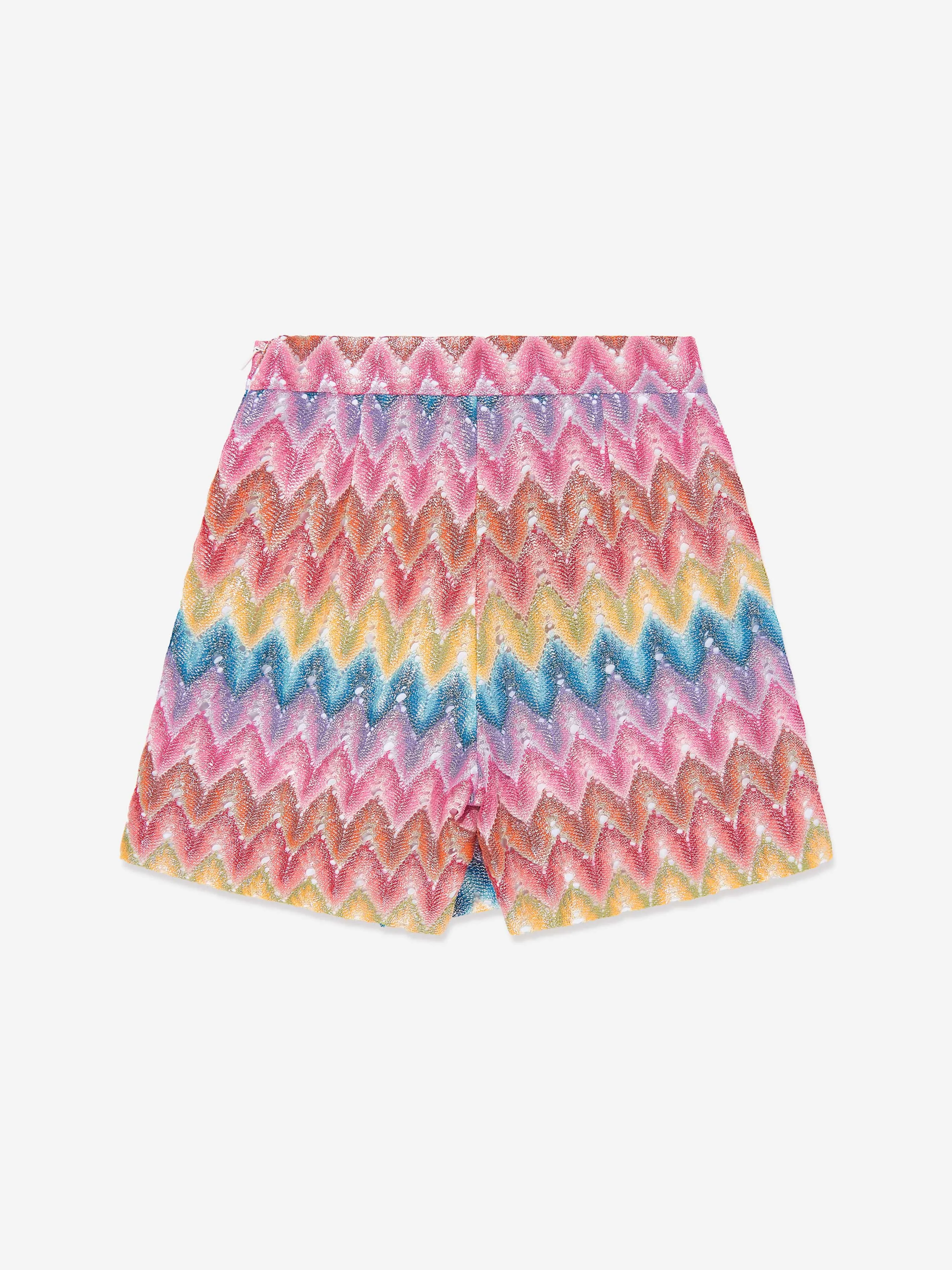 Girls Zigzag Skirt in Multicolour