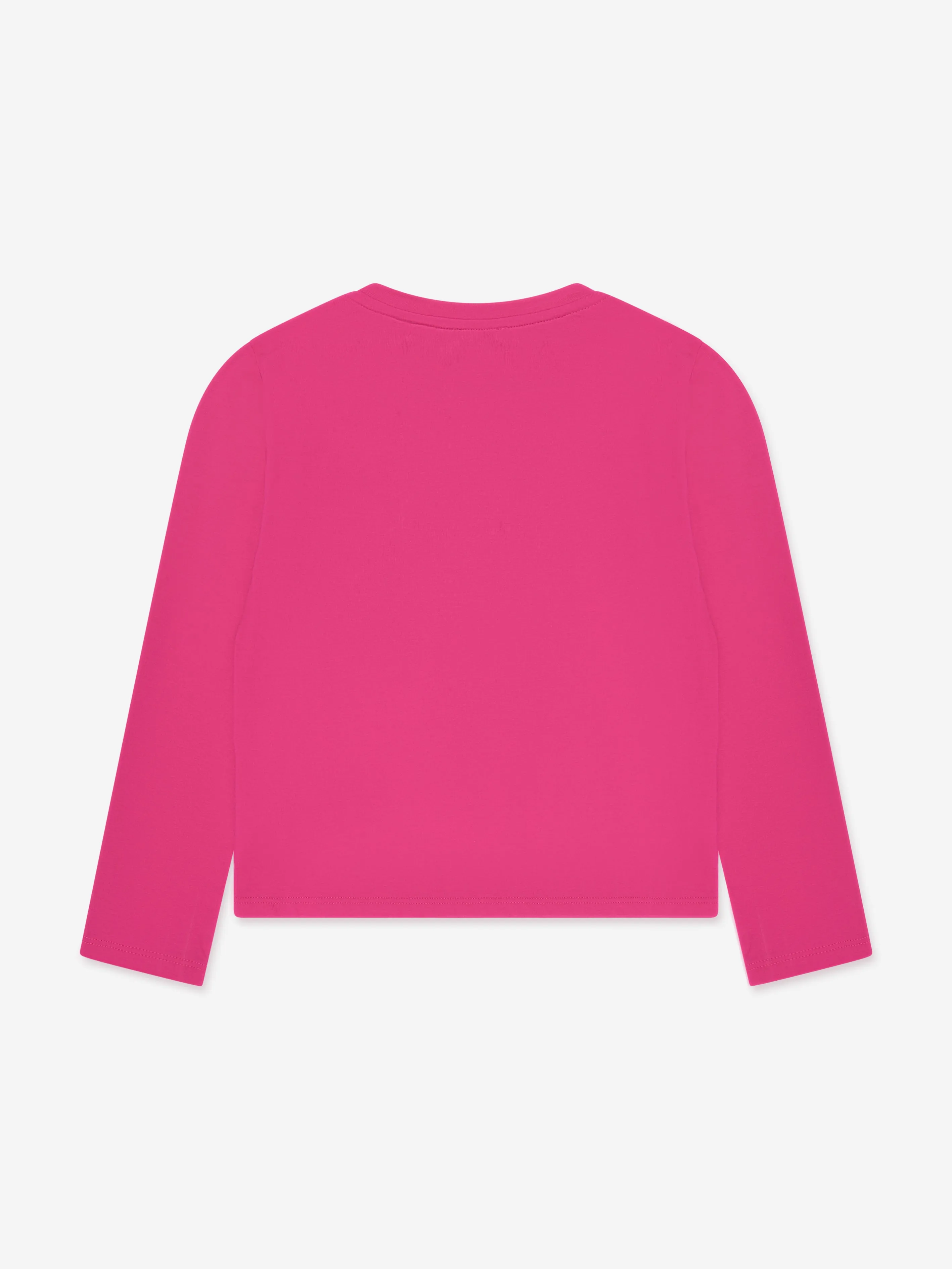 Givenchy Girls Long Sleeve Logo T-Shirt in Pink