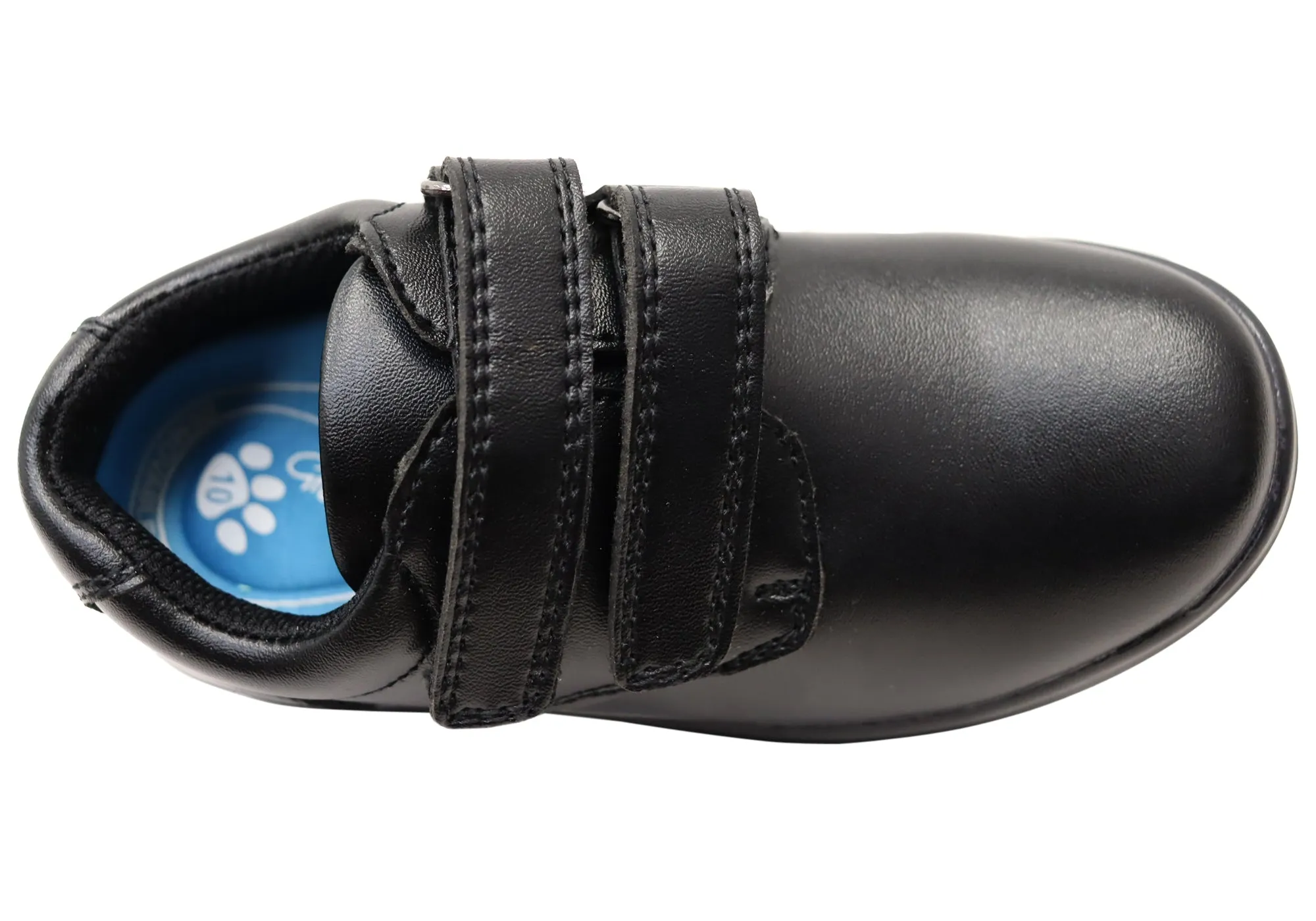 Grosby Evan 2 Kids Leather Durable Adjustable Strap School Shoes Grosby Shoes