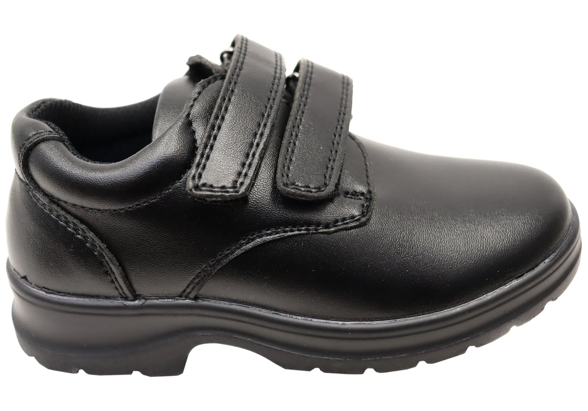 Grosby Evan 2 Kids Leather Durable Adjustable Strap School Shoes Grosby Shoes