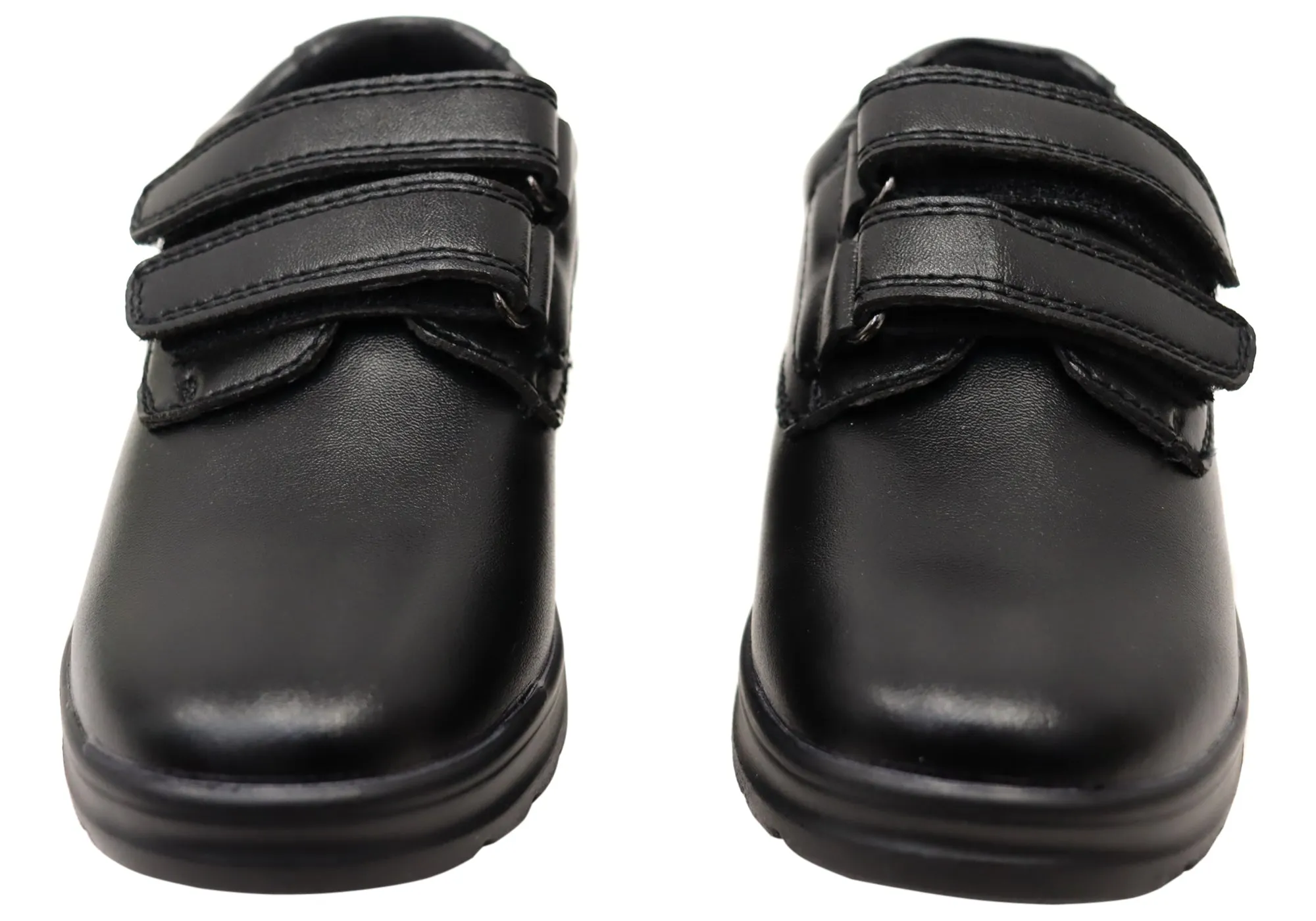Grosby Evan 2 Kids Leather Durable Adjustable Strap School Shoes Grosby Shoes
