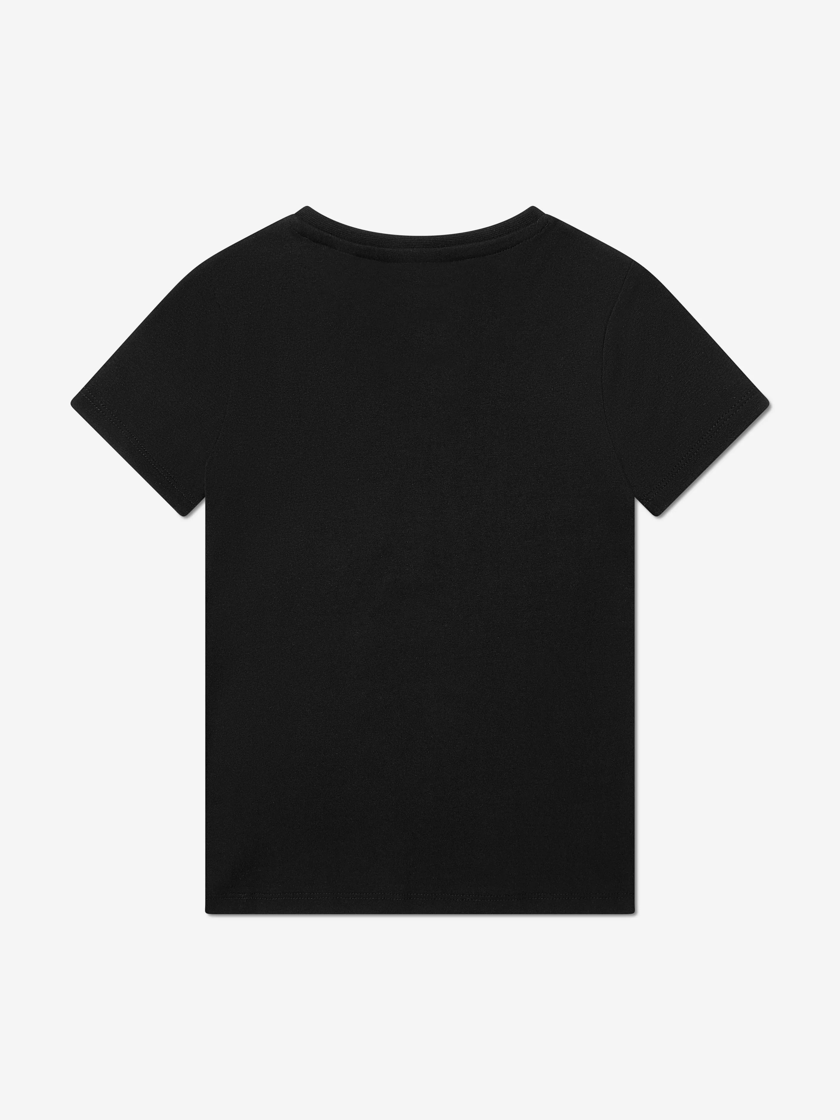 Guess Girls Logo T-Shirt in Black