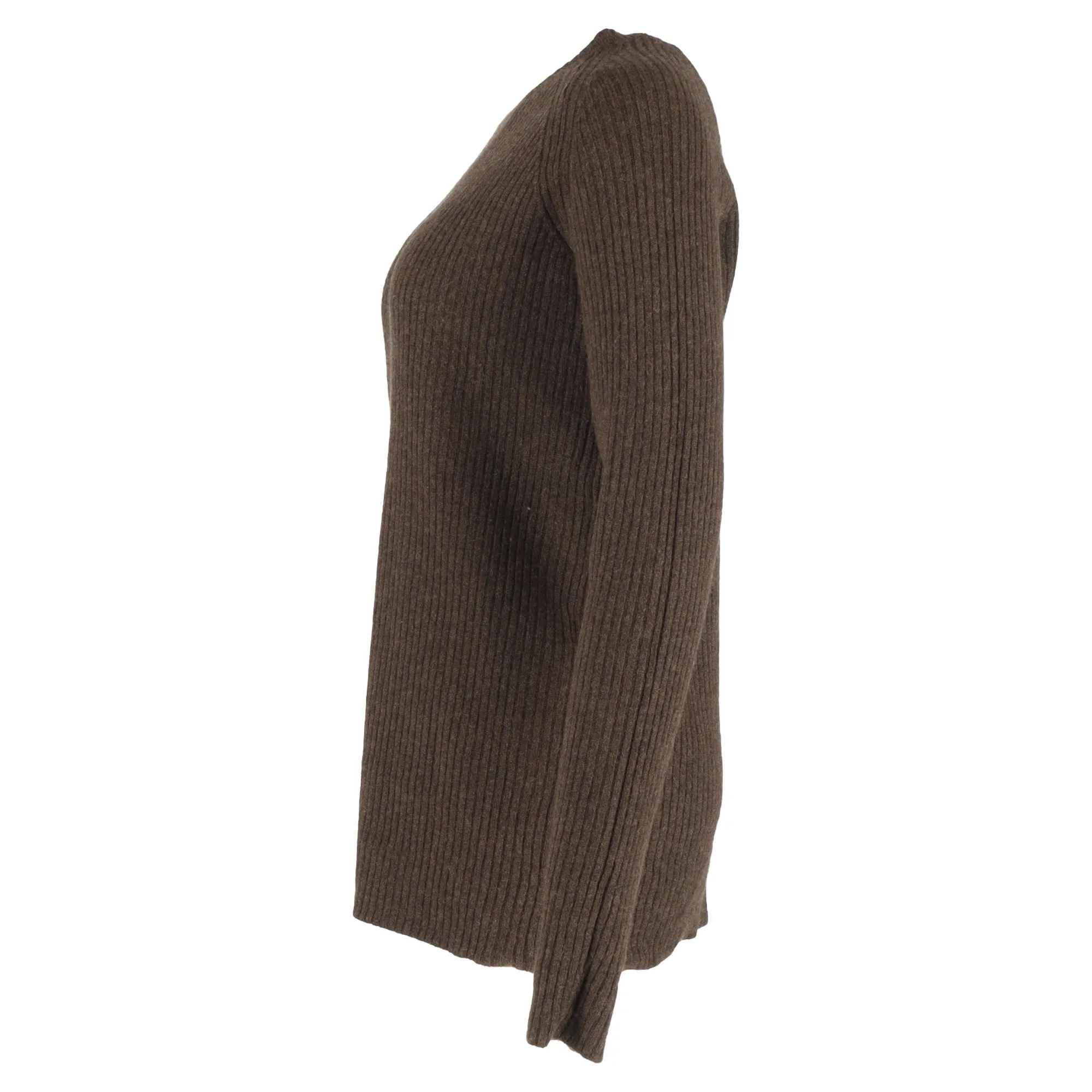 Haider Ackermann Crewneck Sweater in Brown Wool