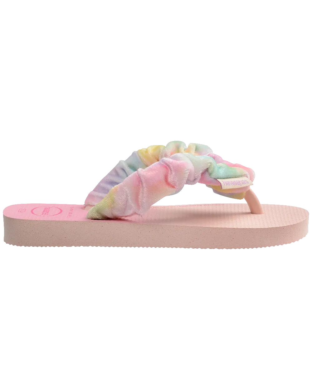 Havaianas Shoes Girls Fluffy Flip Flops in Ballet Rose
