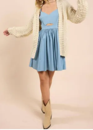 Heart You Handknit Cardigan In Beige