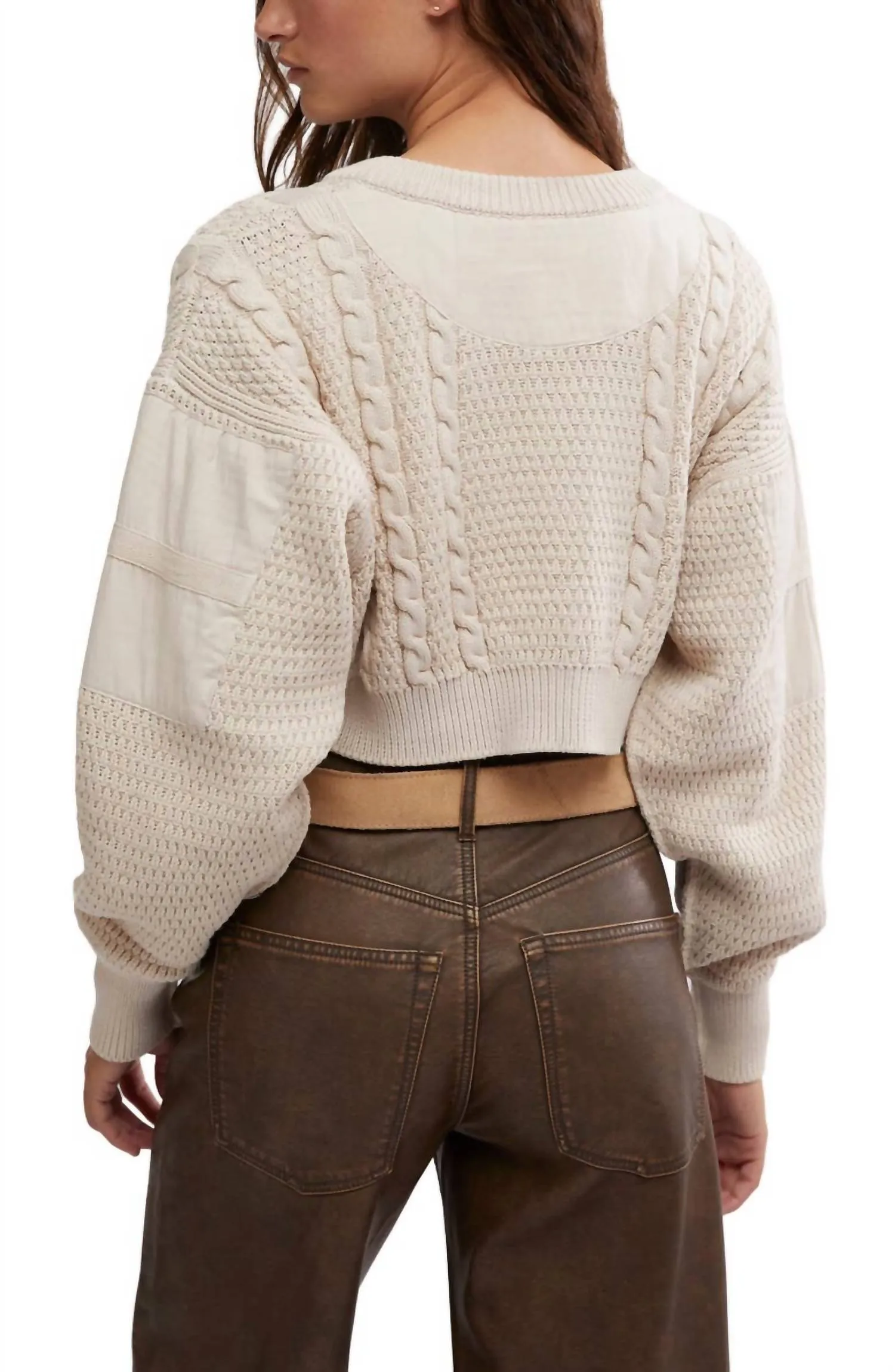 Heritage Cardigan In Crystal Grey