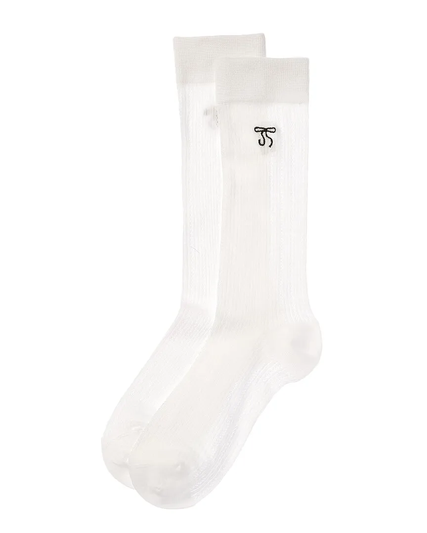 HIGH HEEL JUNGLE Kate Woven Soft Bow Socks