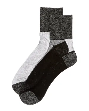 HIGH HEEL JUNGLE Lurex Sheer Anklet Socks