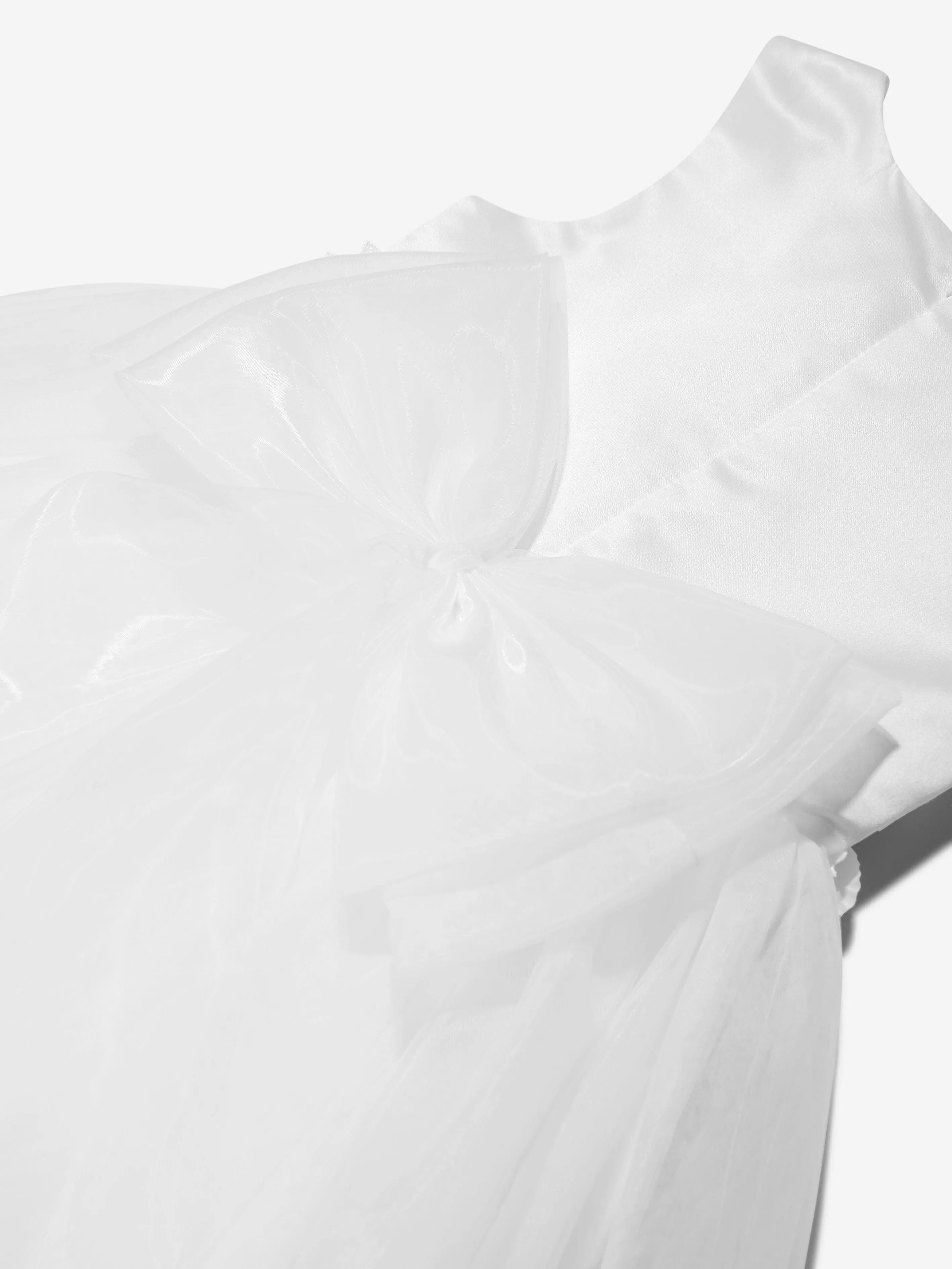 iAMe Girls Tulle Dress in White