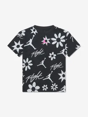 Jordan Girls Essentials AOP T-Shirt in Black