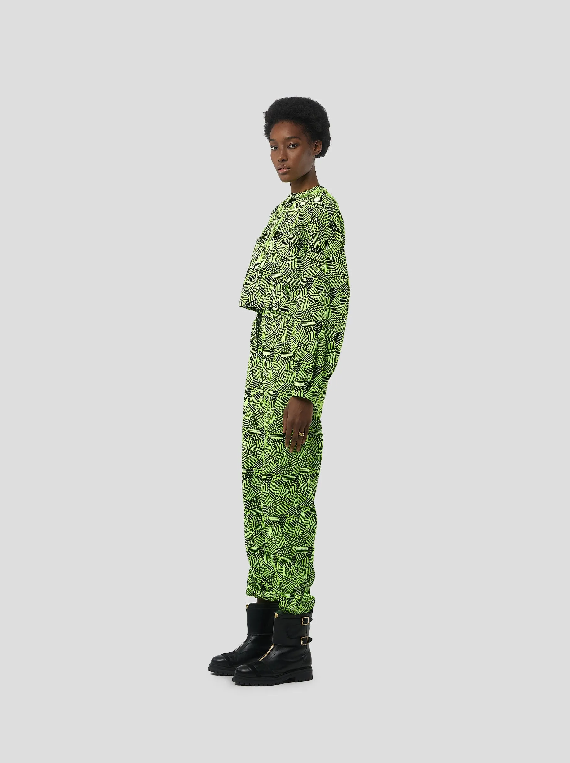 Kiara Sweatpants in Neon Citrus Fizz