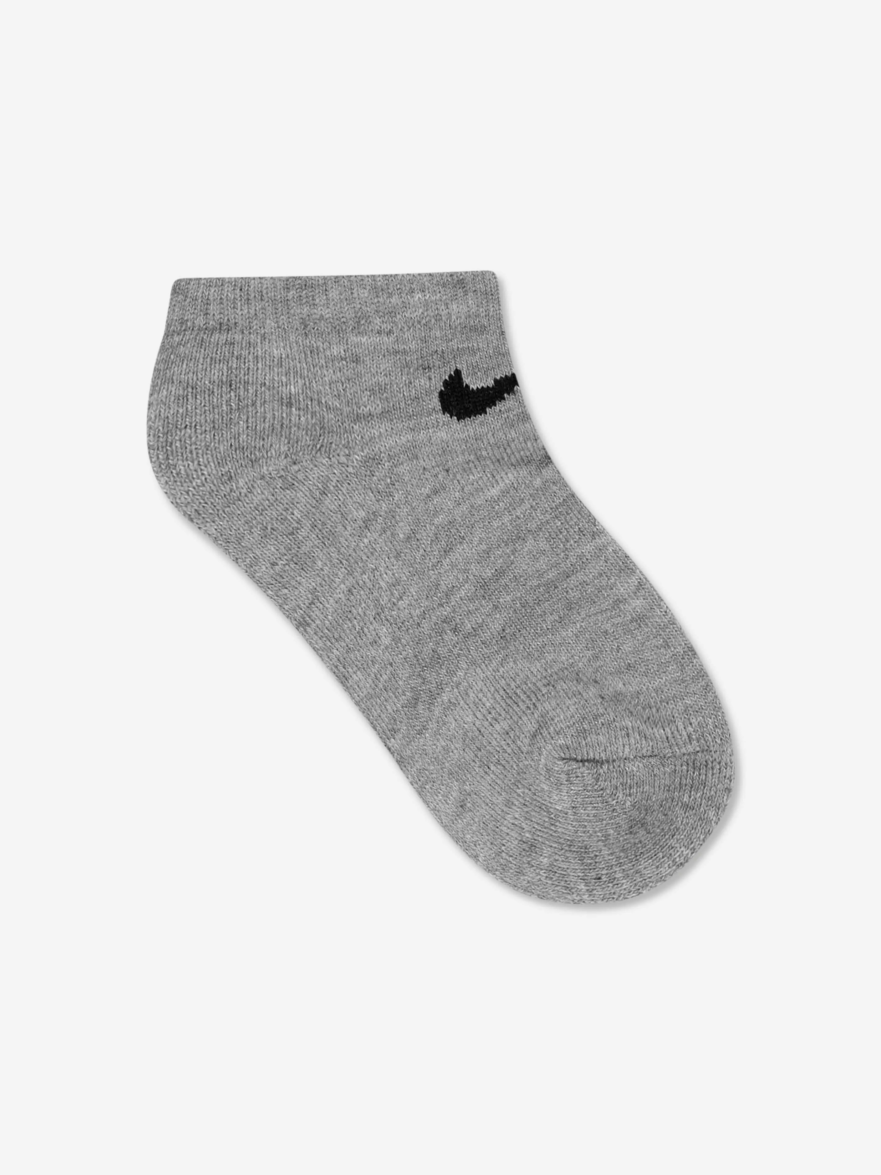 Kids 3 Pack Basic No Show Socks Set in Multicolour