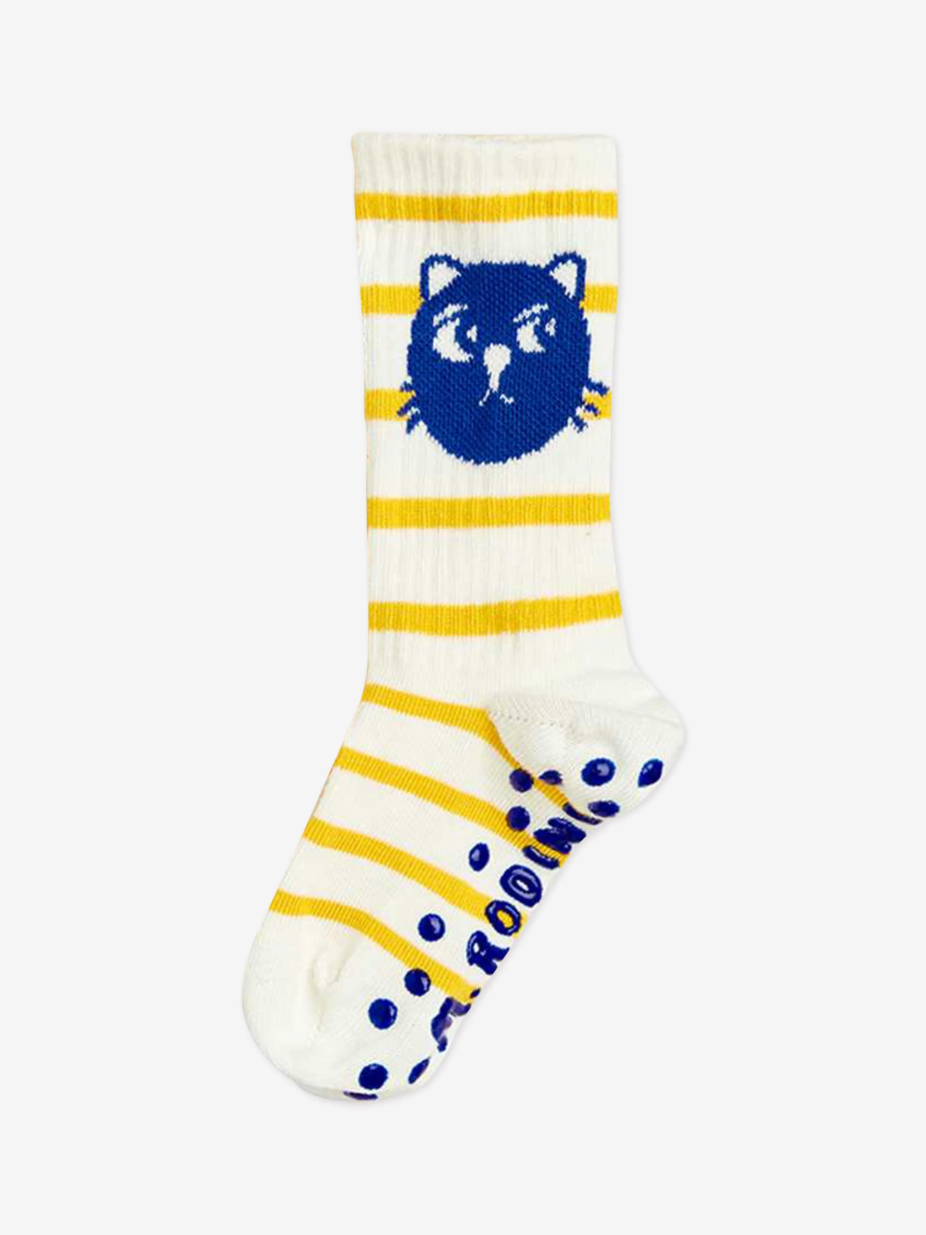 Kids Cat Striped 2-Pack Anti-Slip Socks in Multicolour