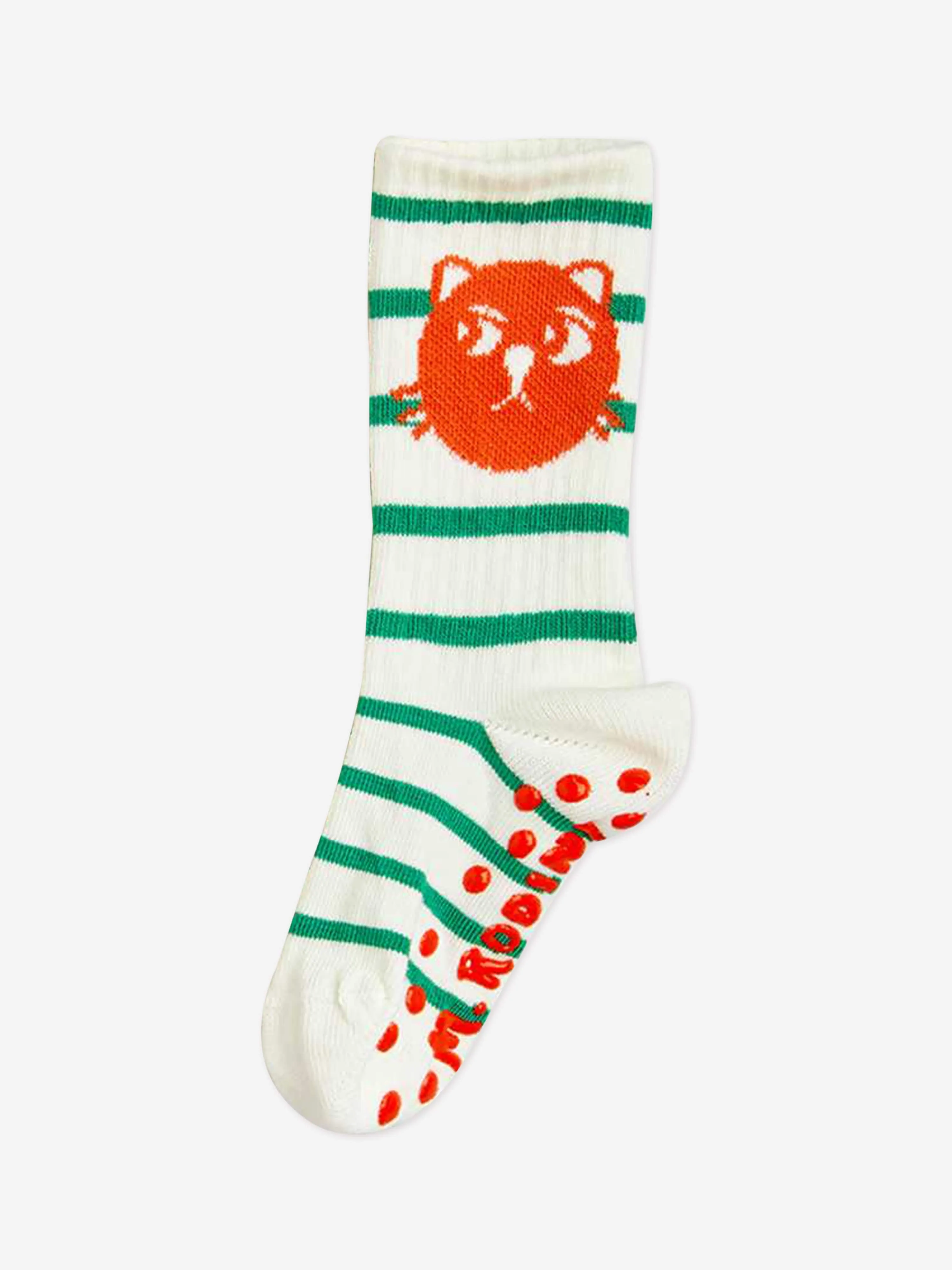 Kids Cat Striped 2-Pack Anti-Slip Socks in Multicolour