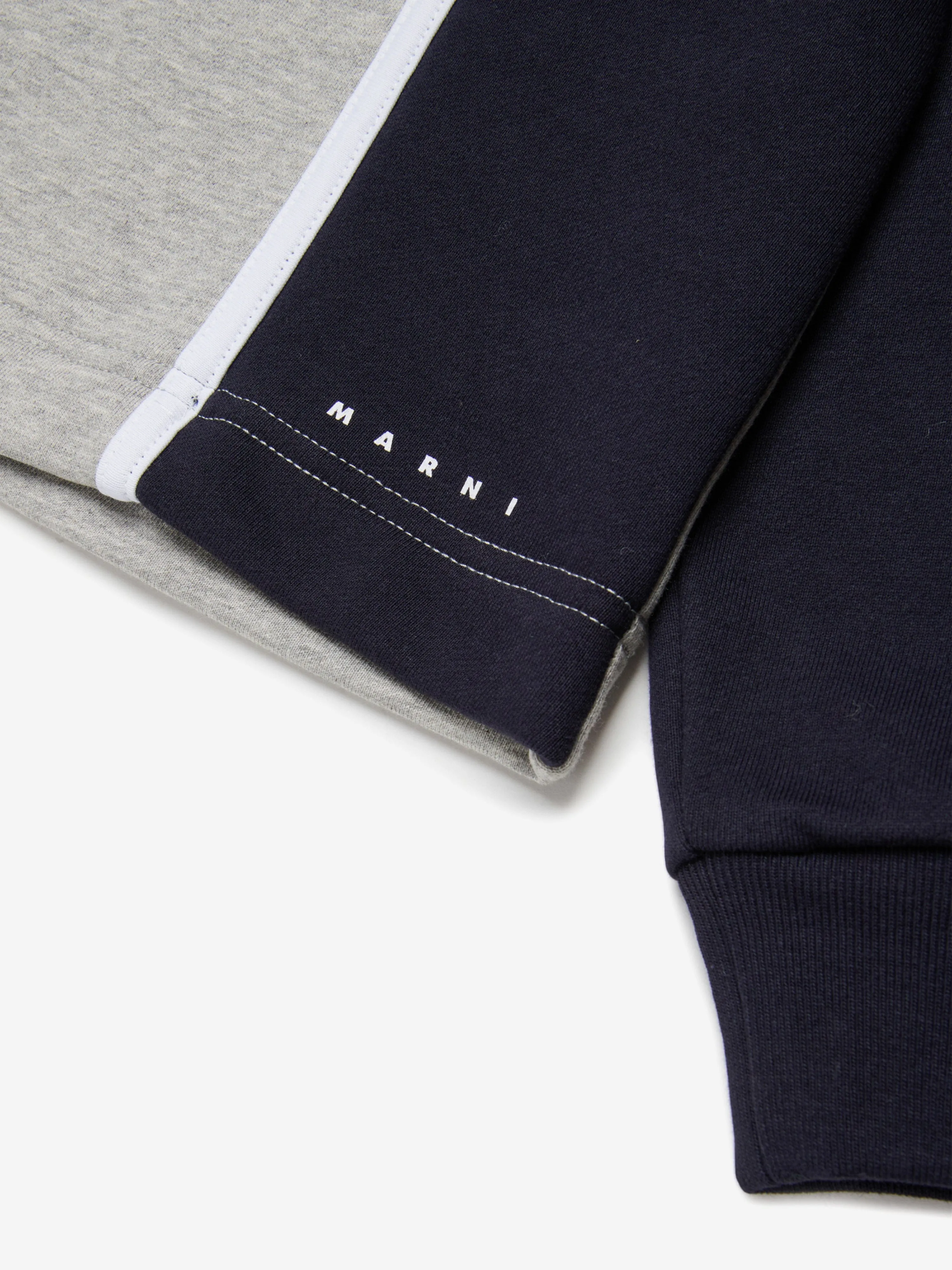 Kids Colourblock Sweatshirt in Navy