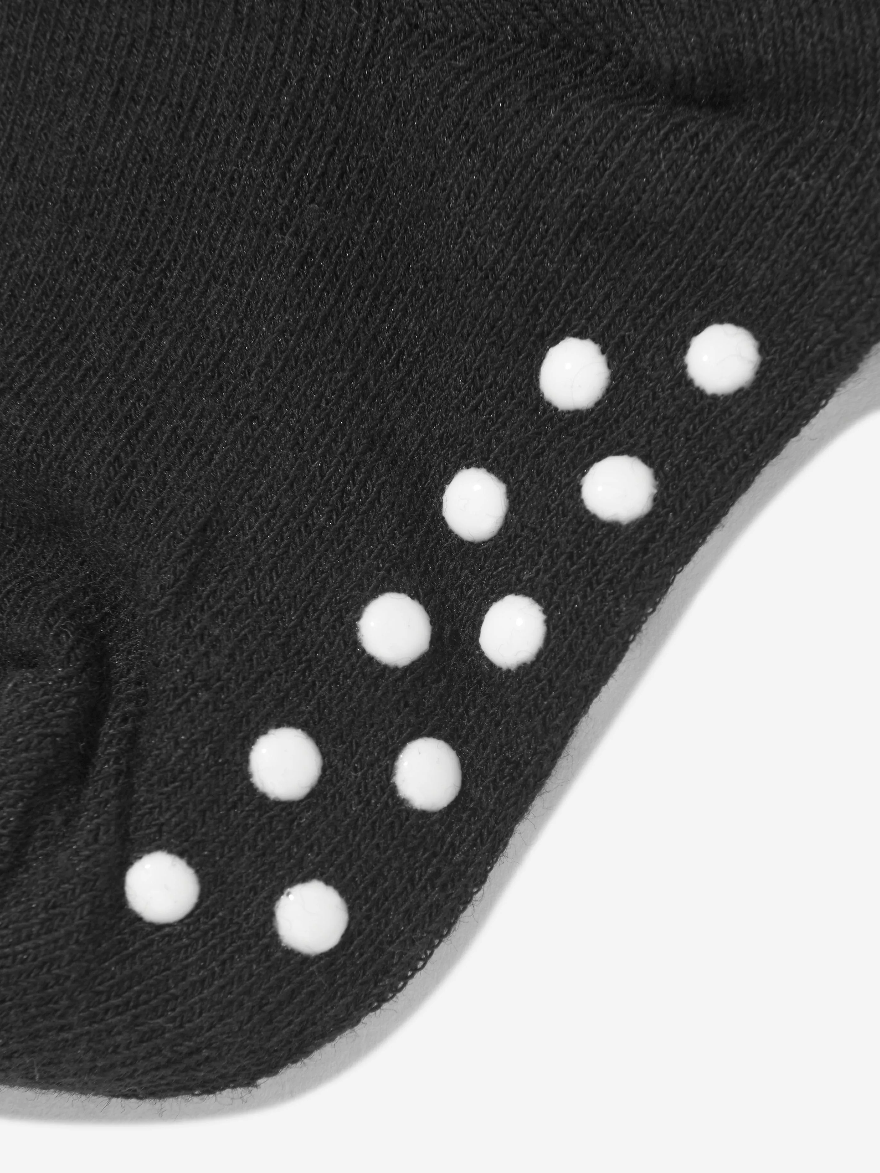 Kids Core Swoosh Gripper Socks Set in Black