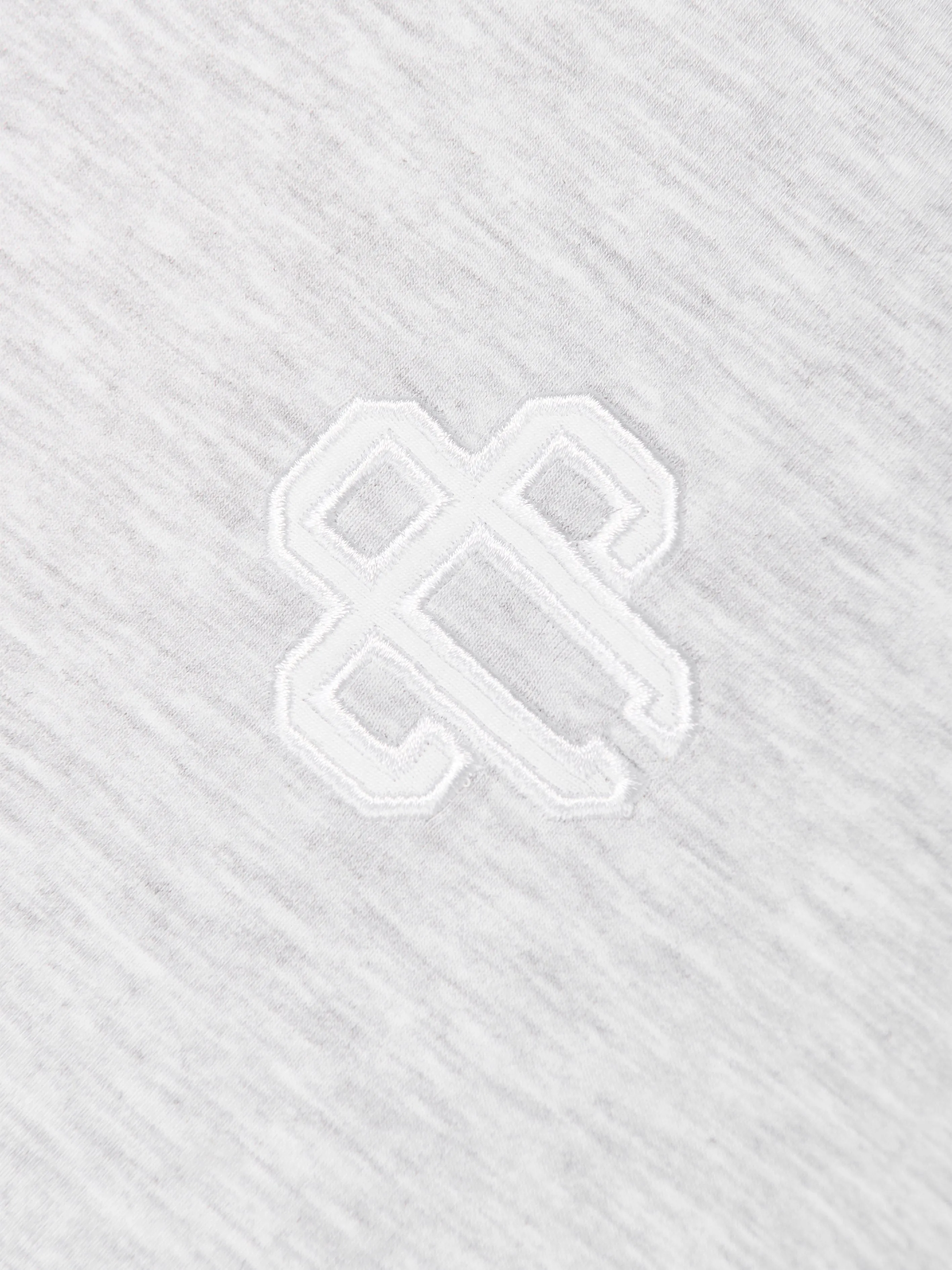 Kids Emblem Applique T-Shirt in Grey