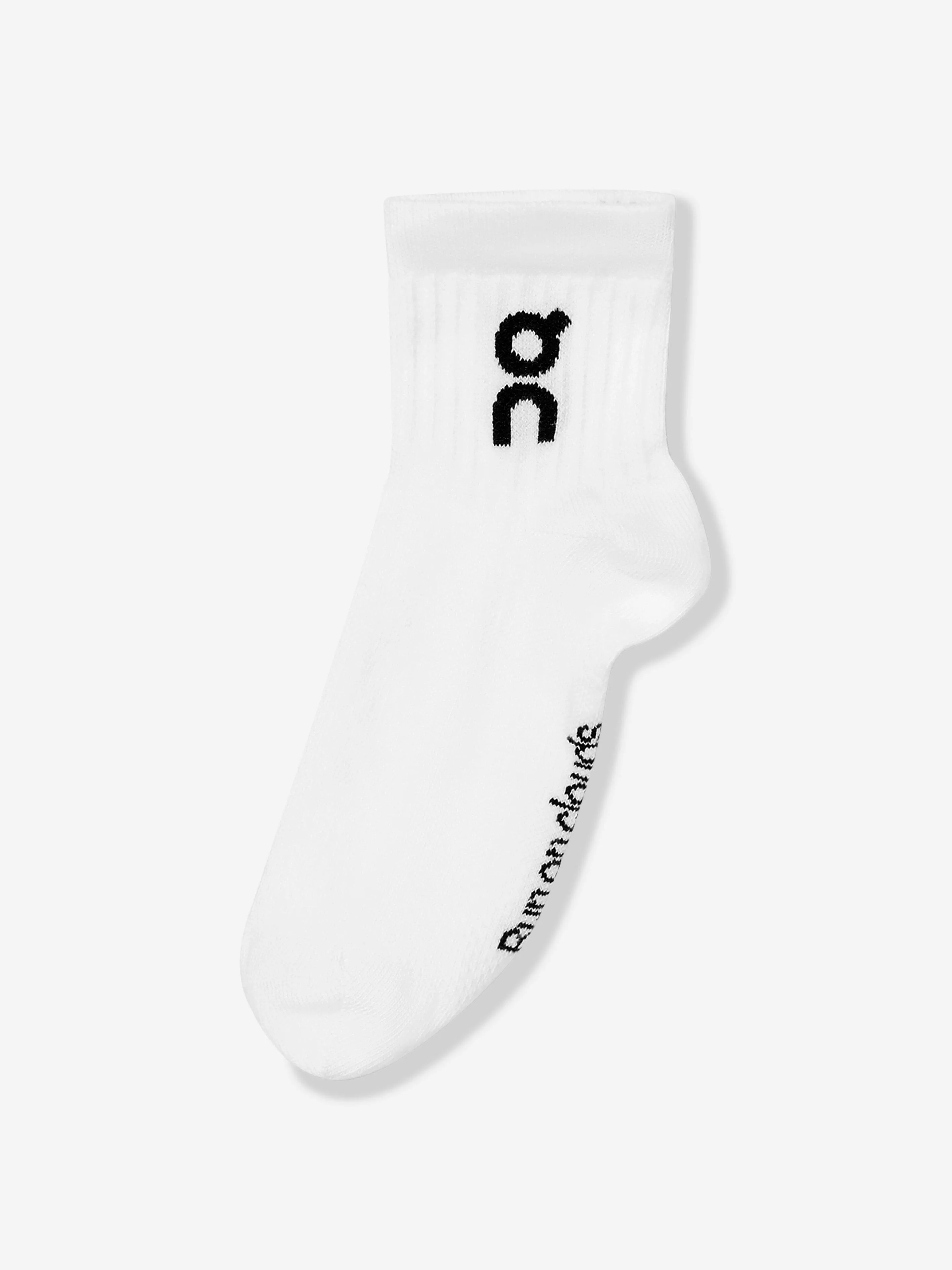 Kids Logo 3 Pack Socks Set in White