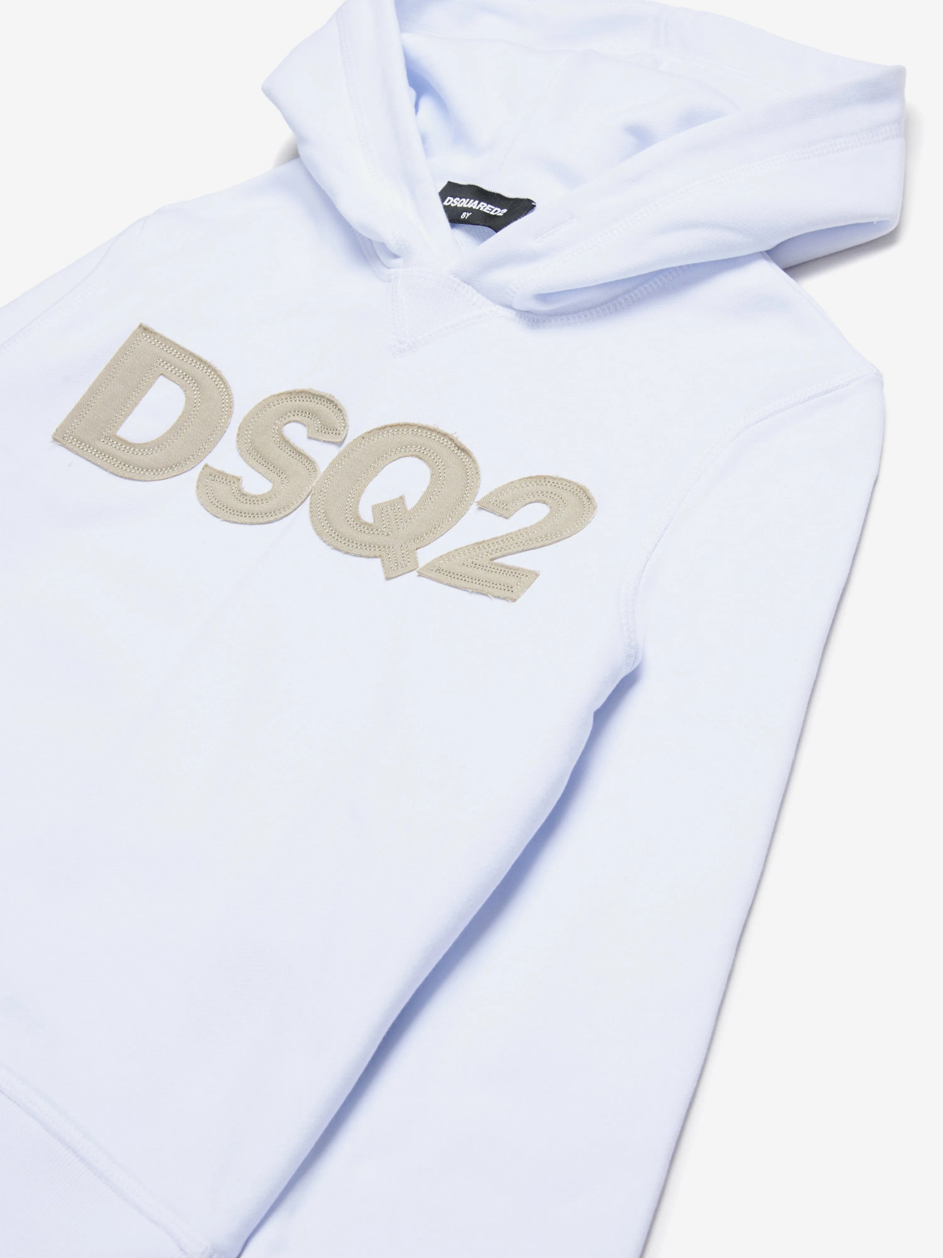 Kids Logo Hoodie in White
