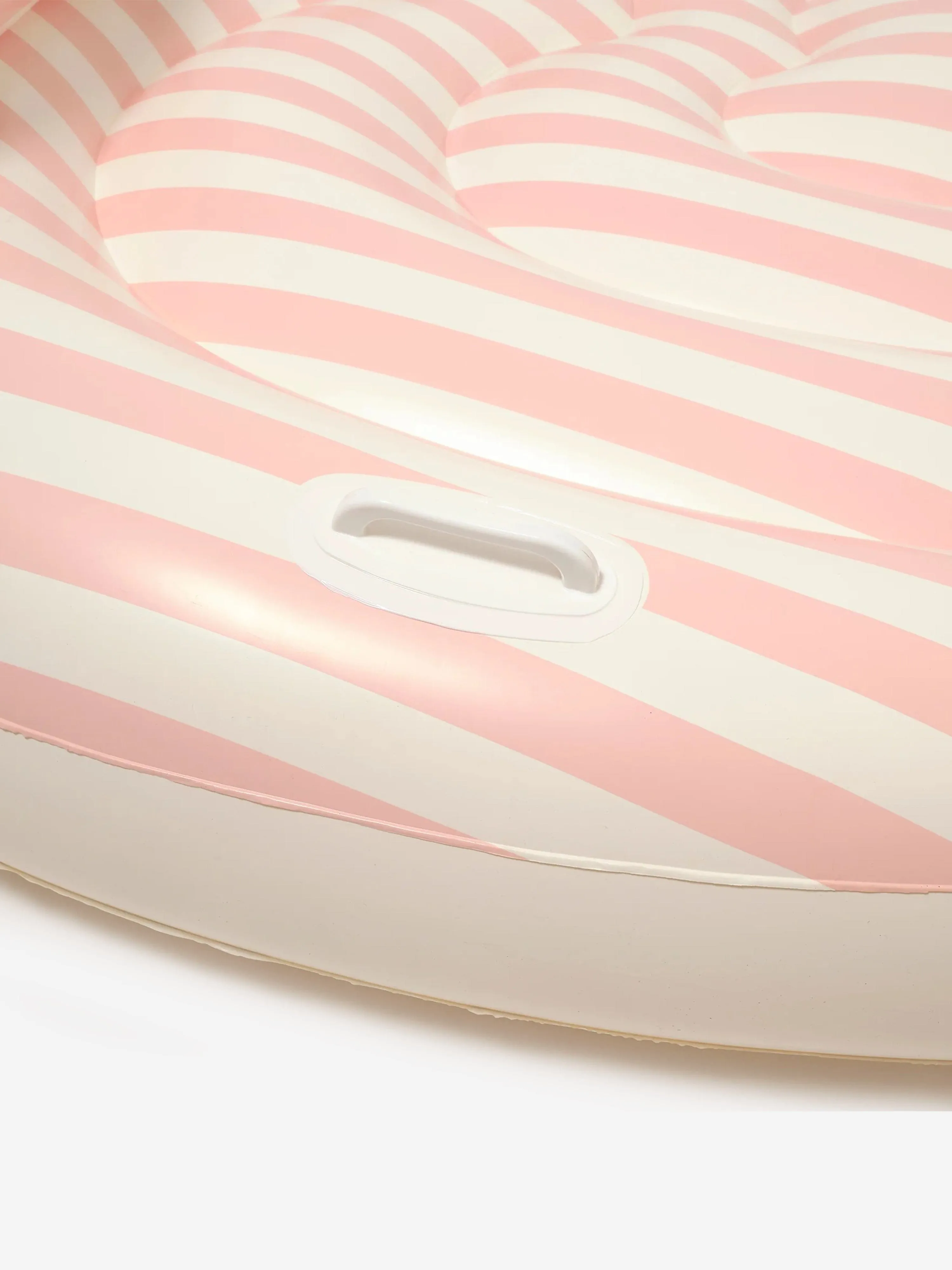 Kids Striped Twin Heart Lie-On Stole My Heart in Pink (160cm)
