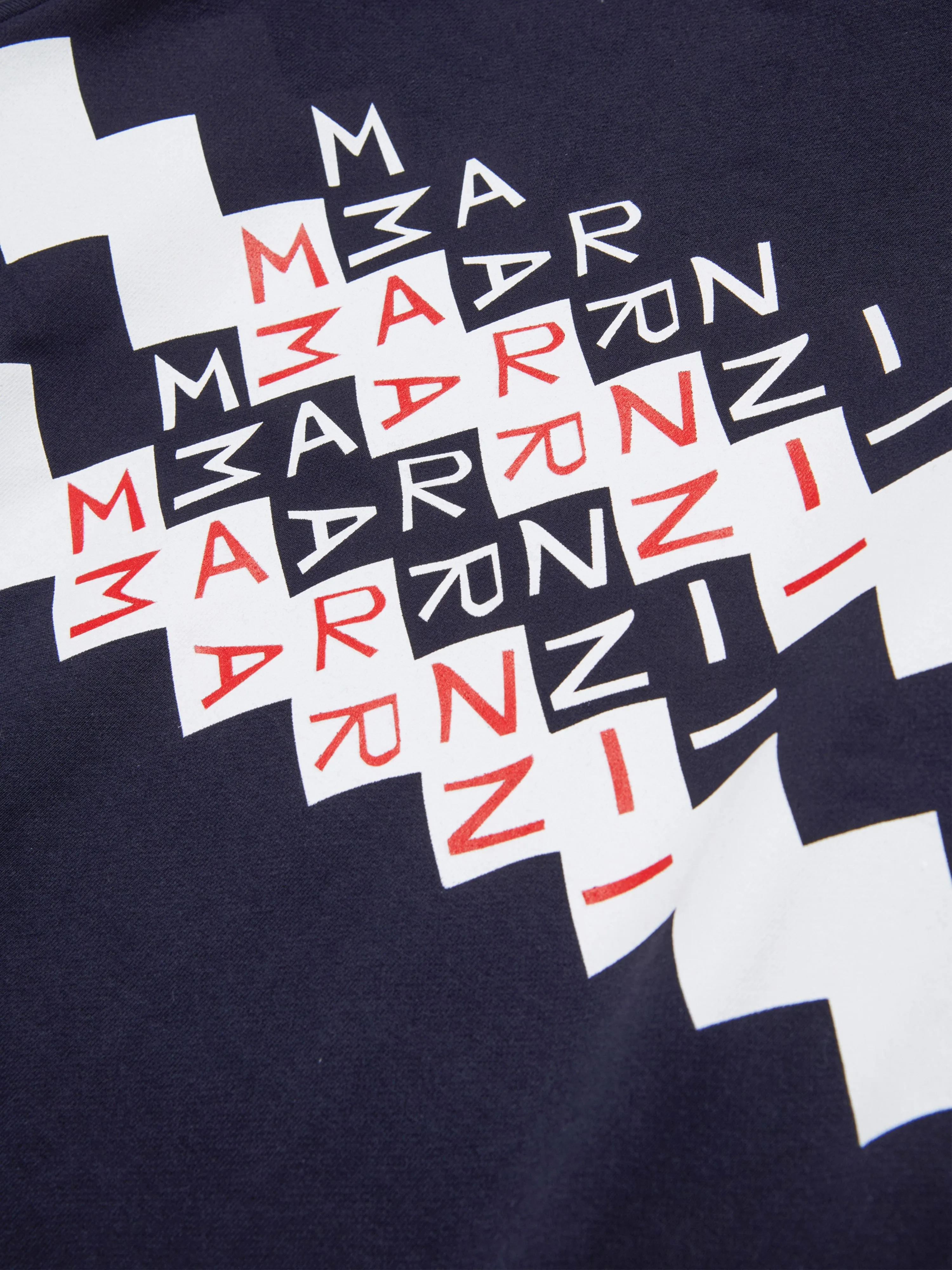 Kids Zigzag Logo Sweatshirt in Navy