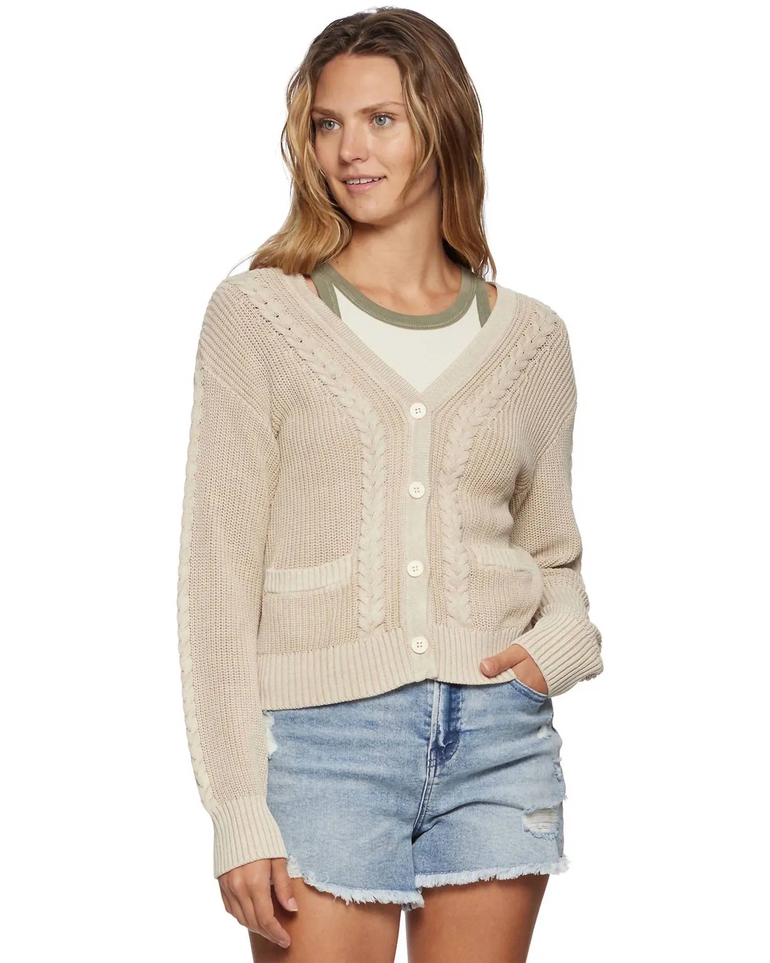 Kimball Cardigan In Cream