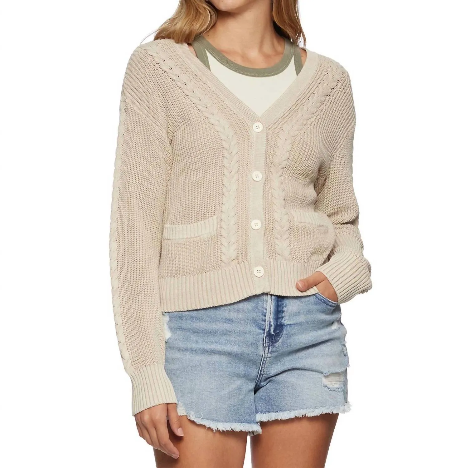 Kimball Cardigan In Cream