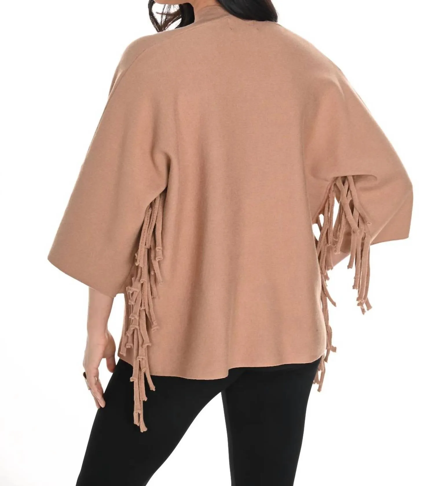 Knit Cardigan In Camel