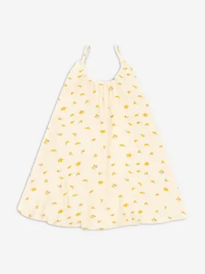Konges Sl?jd Girls Coco Sun Dress in Beige