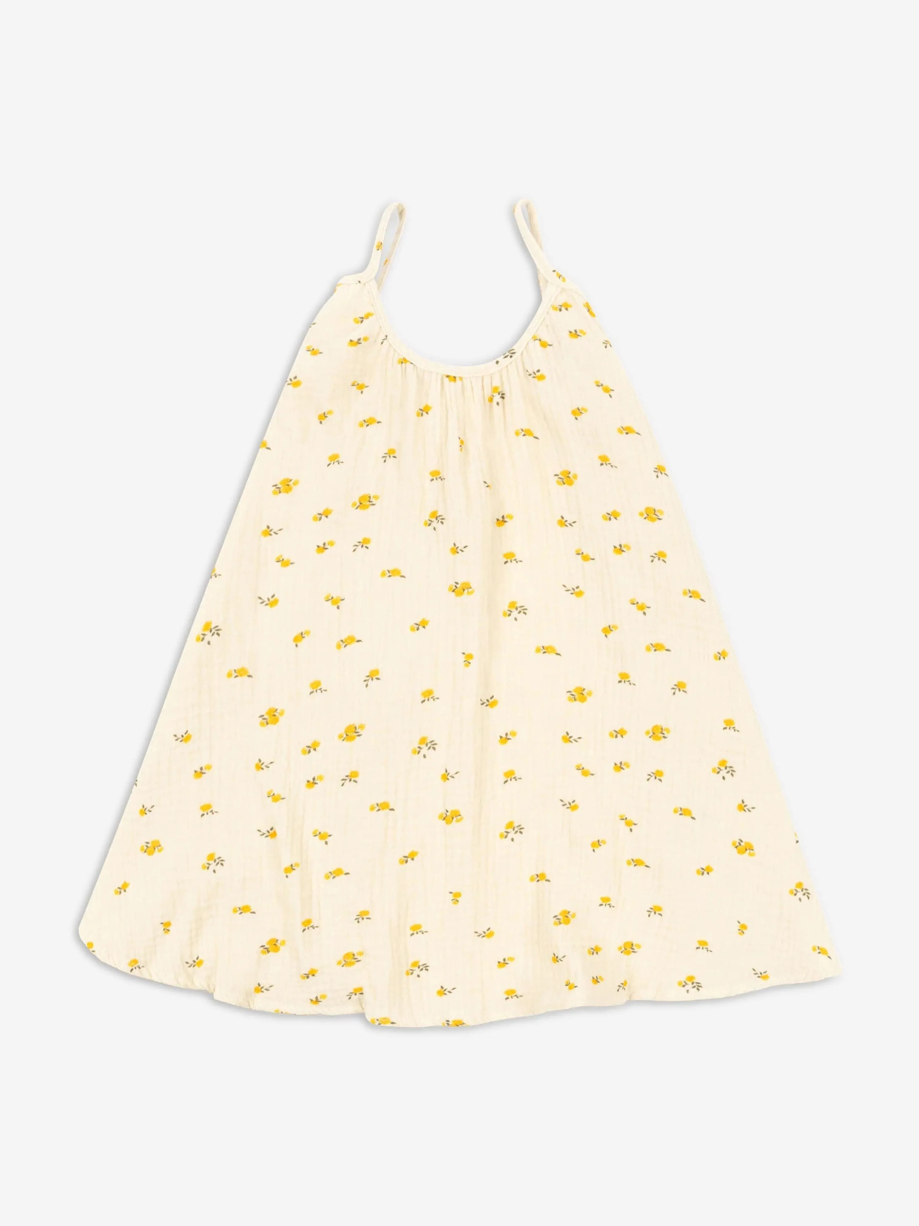 Konges Sl?jd Girls Coco Sun Dress in Beige