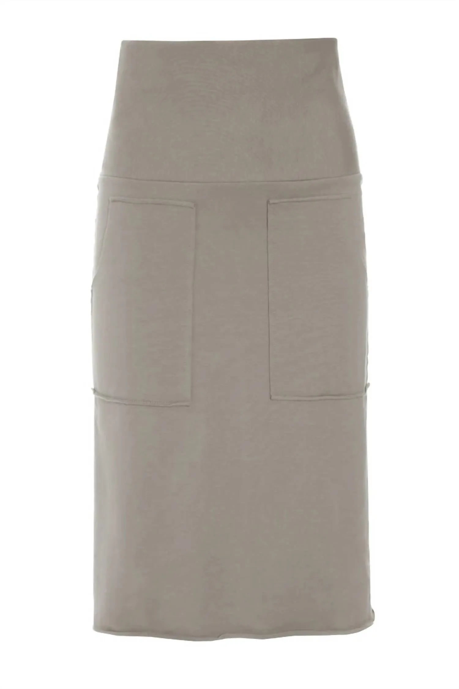 Ladies Fashion Sweat Skirt In Black